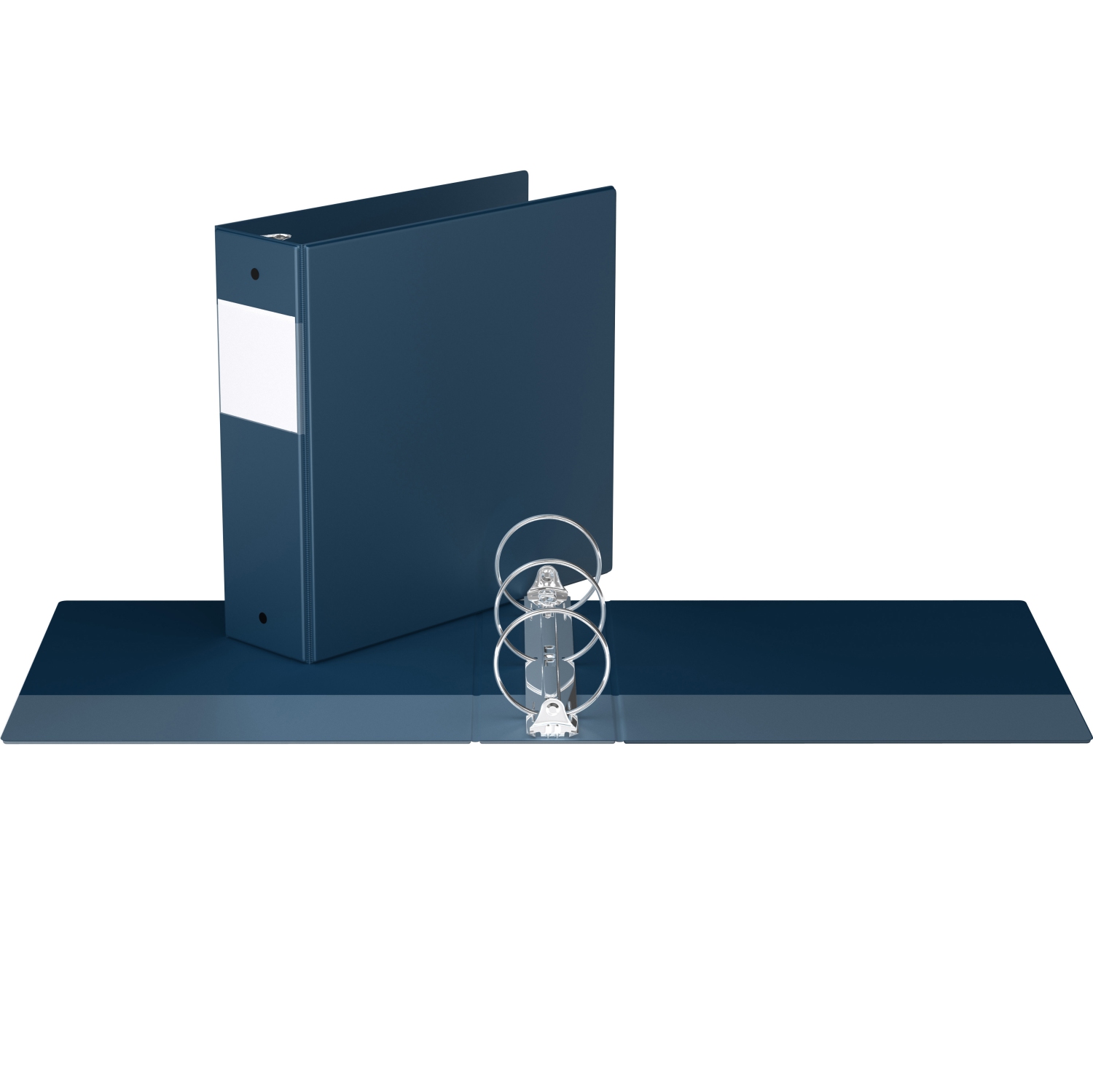 Davis Group Premium Economy Round Ring Binder, 6 Pack, 3" - Navy Blue