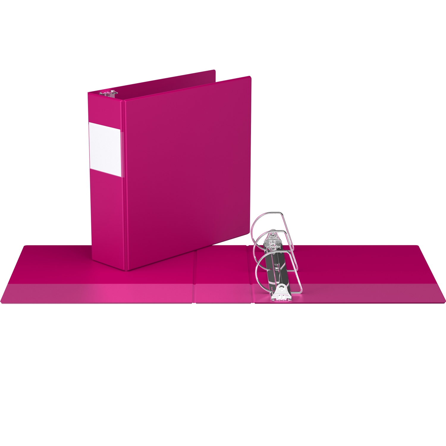 Davis Group Premium Economy D Ring Binder, 6 Pack, 3" - Pink