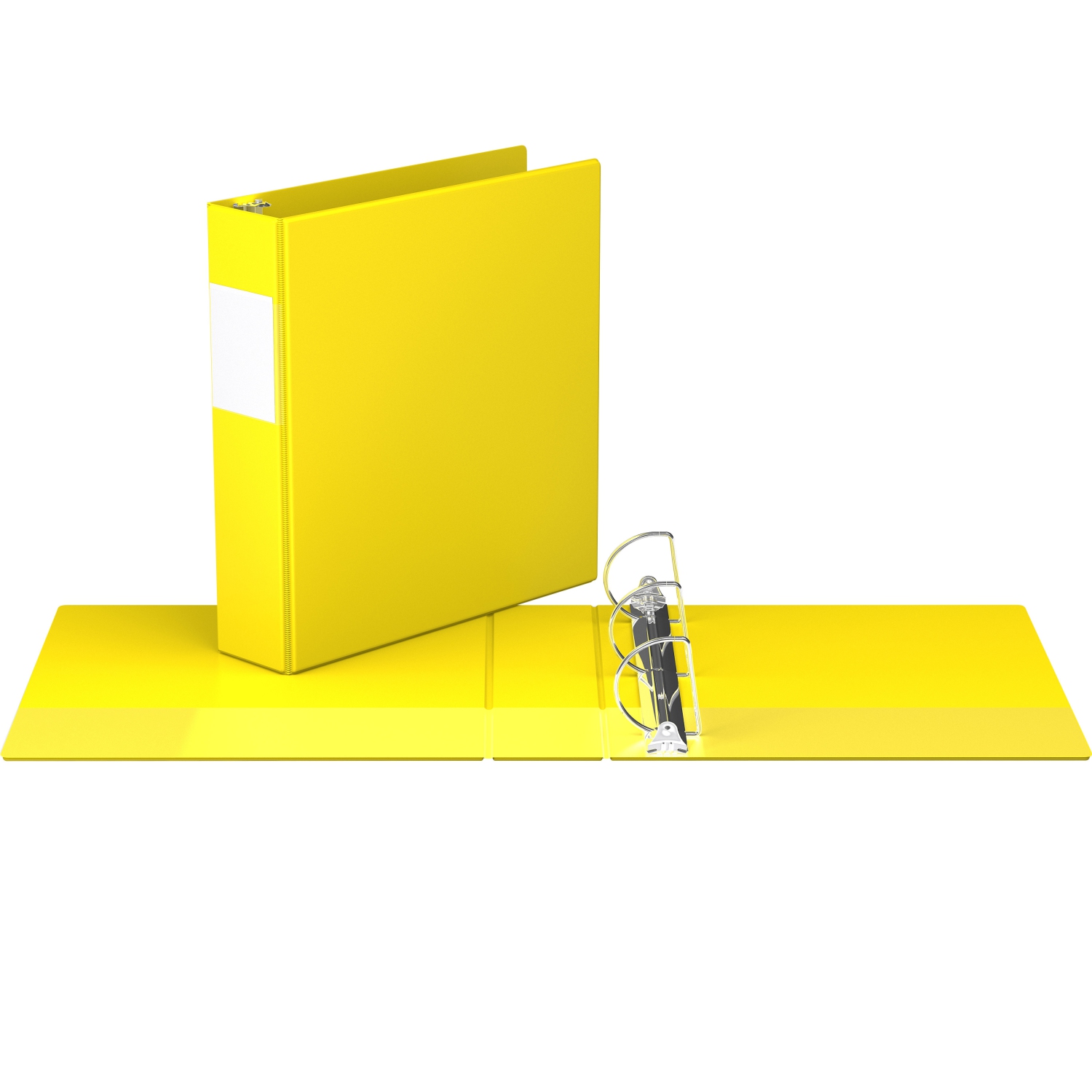 Davis Group Premium Economy D Ring Binder, 6 Pack, 2" - Yellow