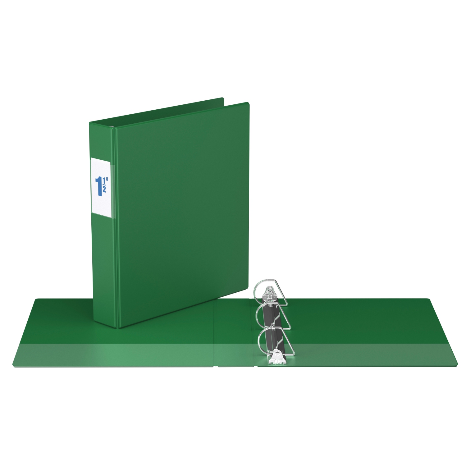 Davis Group Premium Economy D Ring Binder, 6 Pack, 1.5" - Green