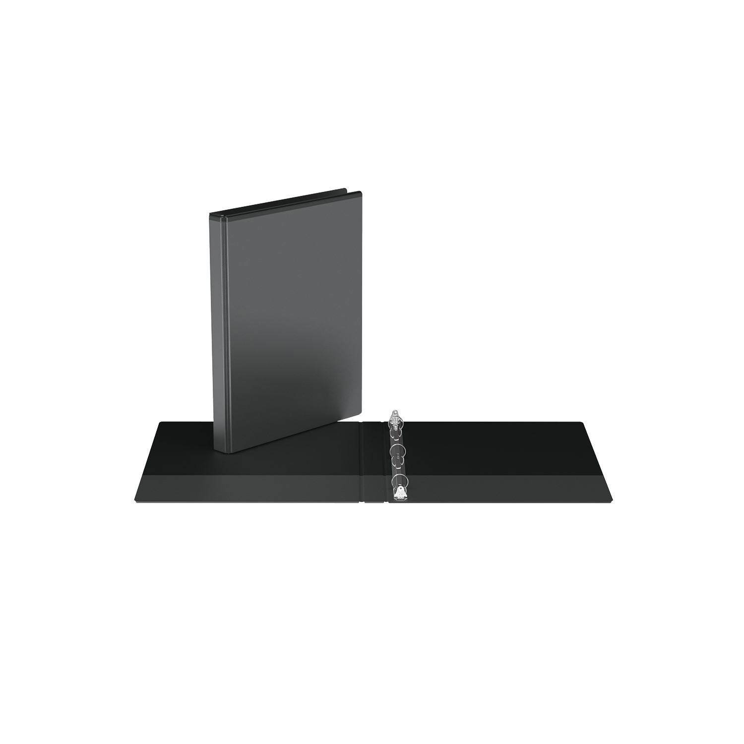 Davis Group Easyview® Premium Round Ring Customizable View Binder, 6 Pack, 5/8"- Black