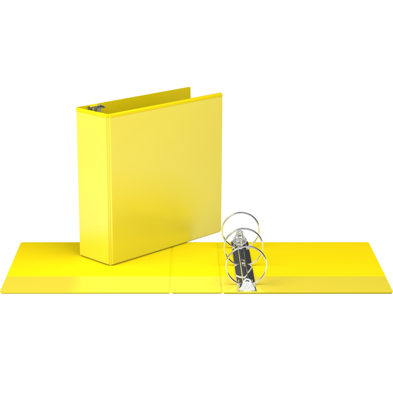 Davis Group Easyview® Premium Round Ring Customizable View Binder, 6 Pack, 3" - Yellow