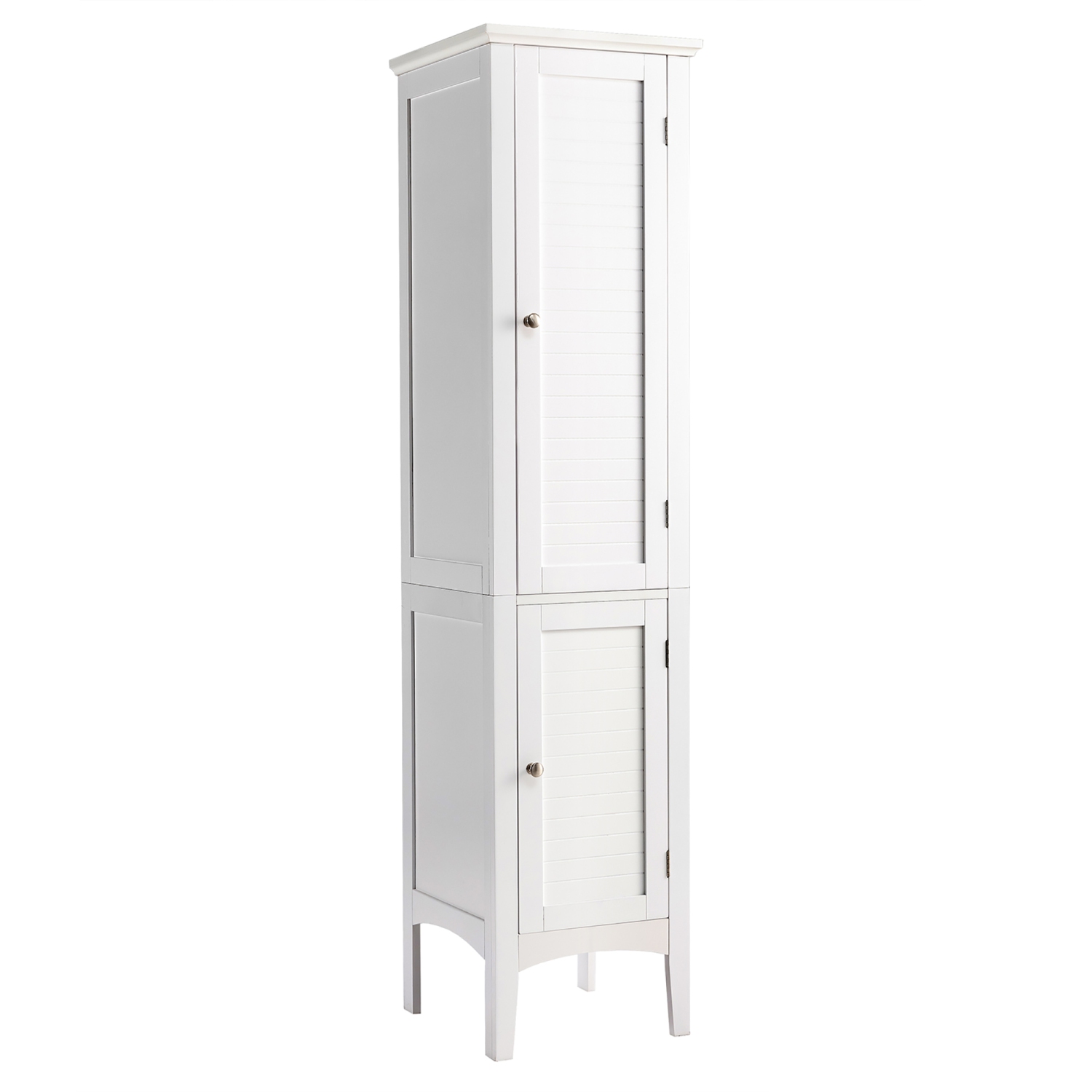 Costway Freestanding Bathroom Storage Cabinet Linen Tower Kitchen Living Room