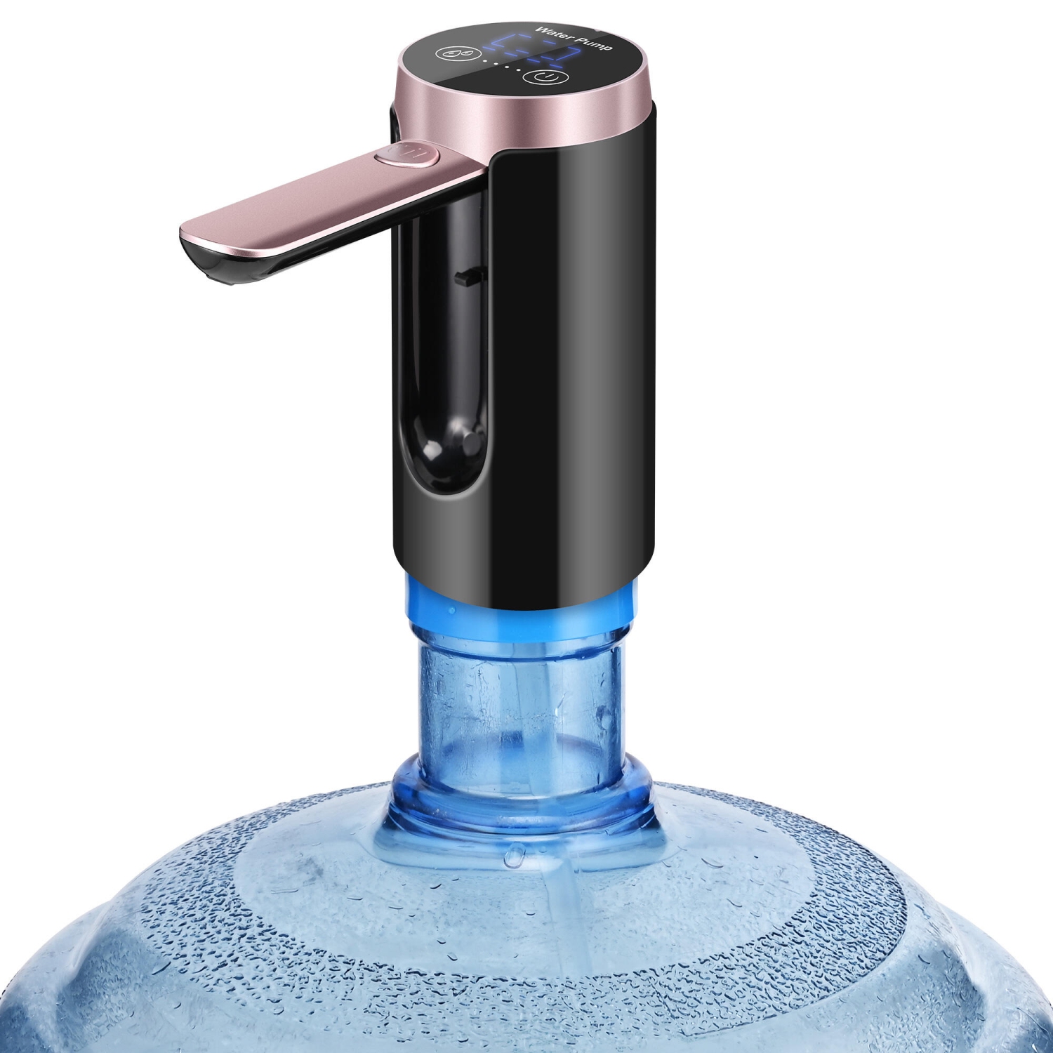 YISH Distributeur d'eau Bouteille Automatique 5 Gallons: Automatique Pompe  pour Bouteille d'eau Electrique Distributeur à Eau Froide Rechargeable USB