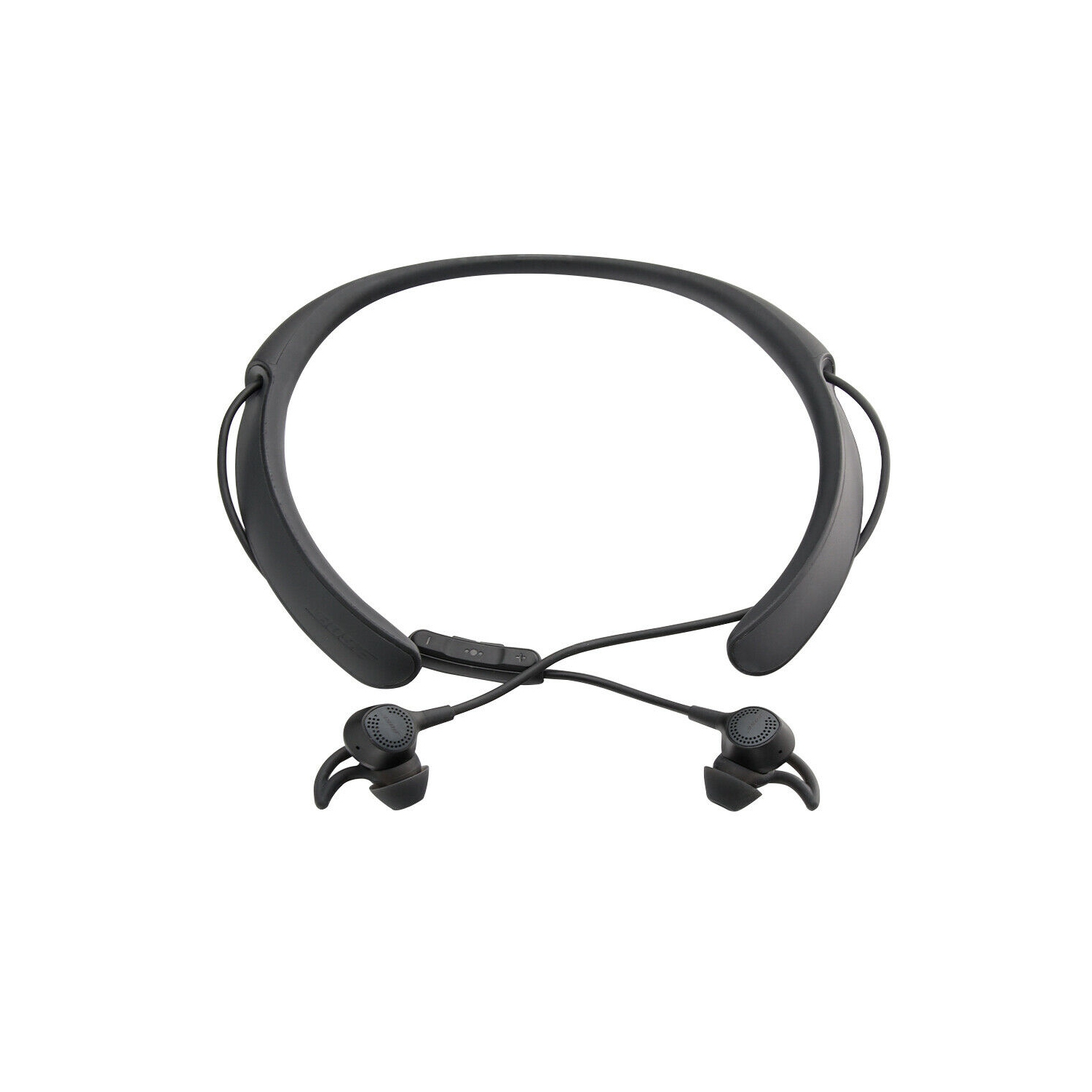 Remis à neuf - Casque d’écoute sans fil à suppression du bruit QuietControl 30 QC30 Neckband de Bose - Noir