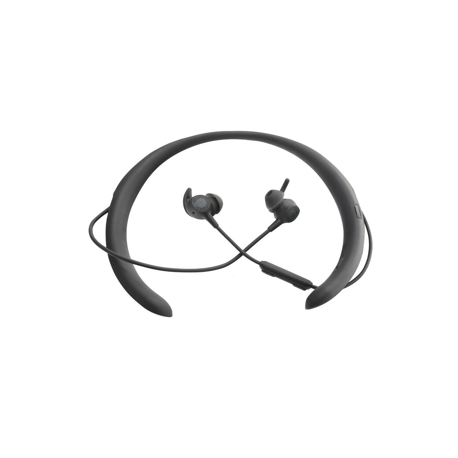 Remis à neuf - Casque d’écoute sans fil à suppression du bruit QuietControl 30 QC30 Neckband de Bose - Noir