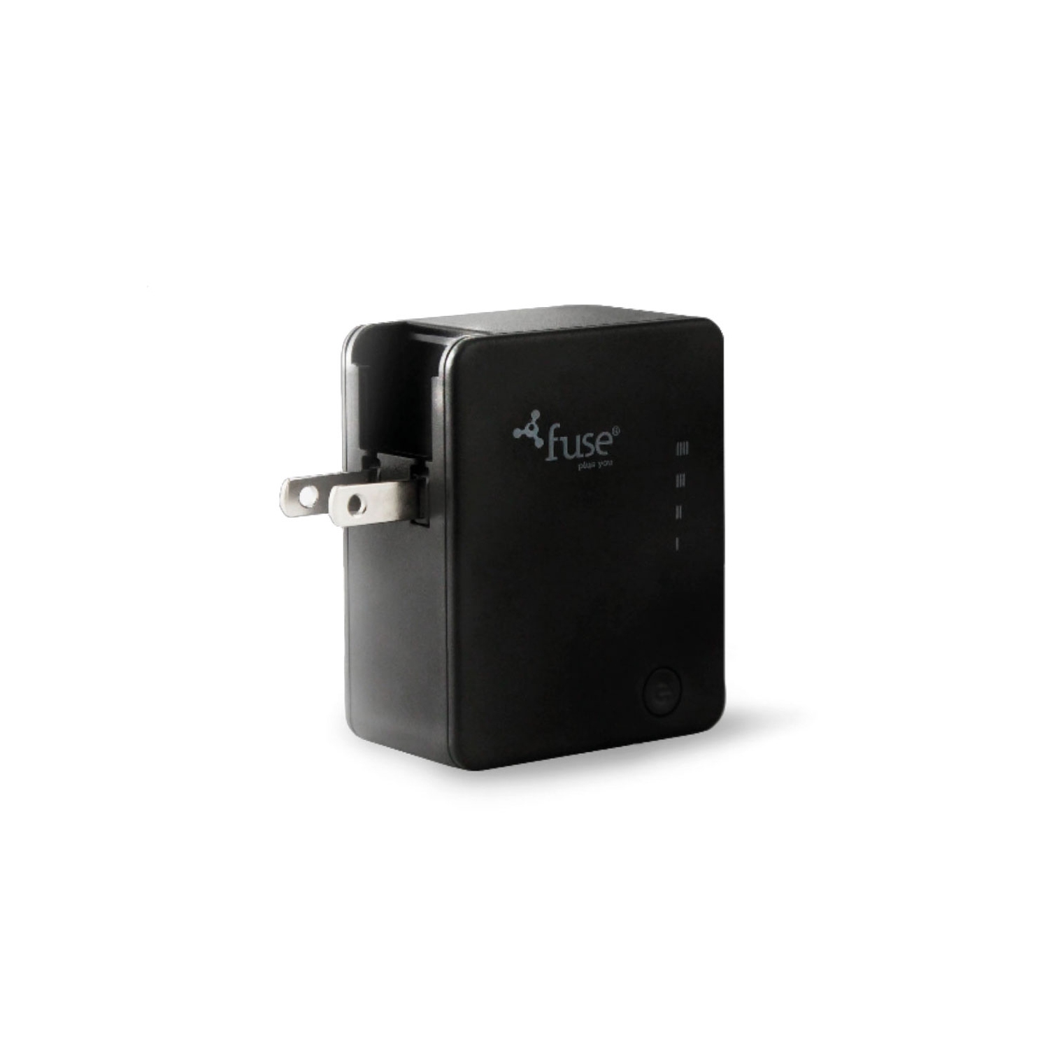 Chargeur mural à 1 ports USB-a de 3,1amp W avec chargeur portable de 2600mAh mAh noir