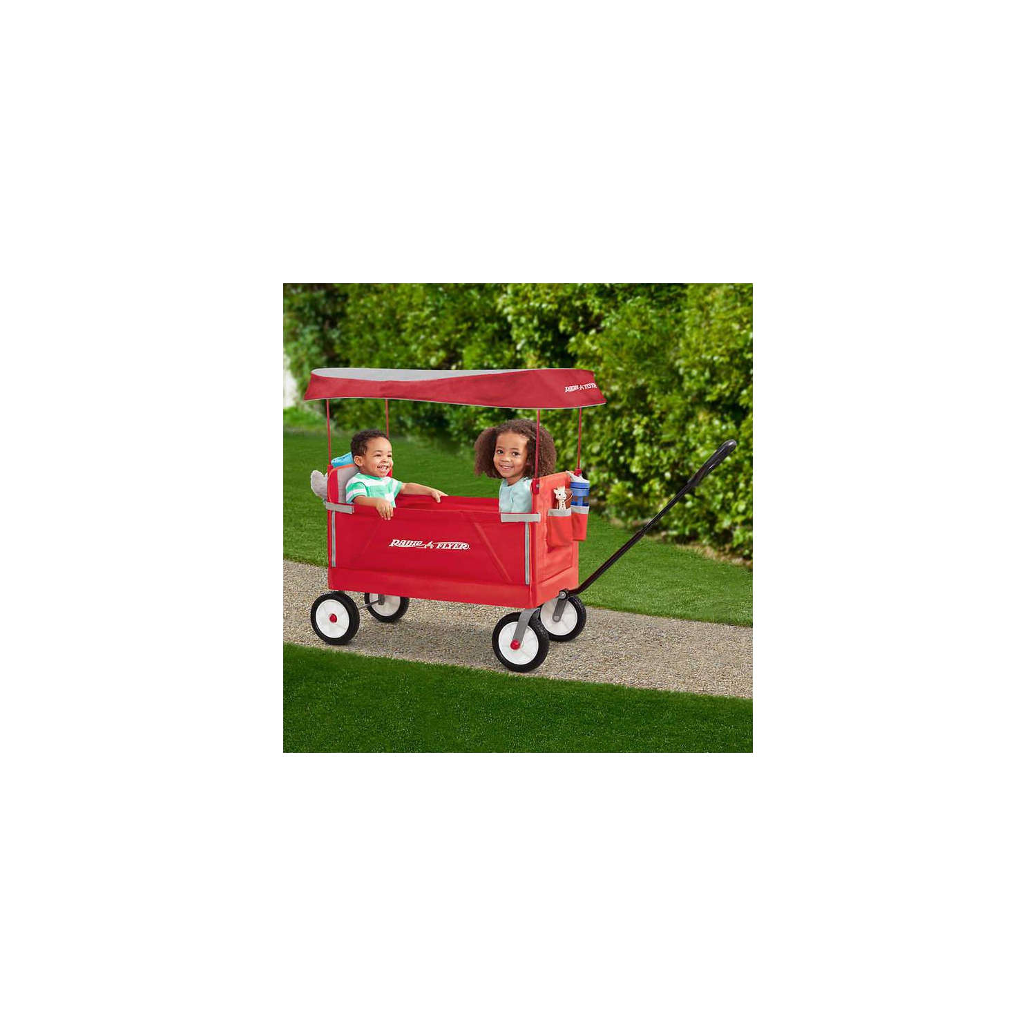 Radio Flyer Easy Folding All-Terrain Wagon with Canopy