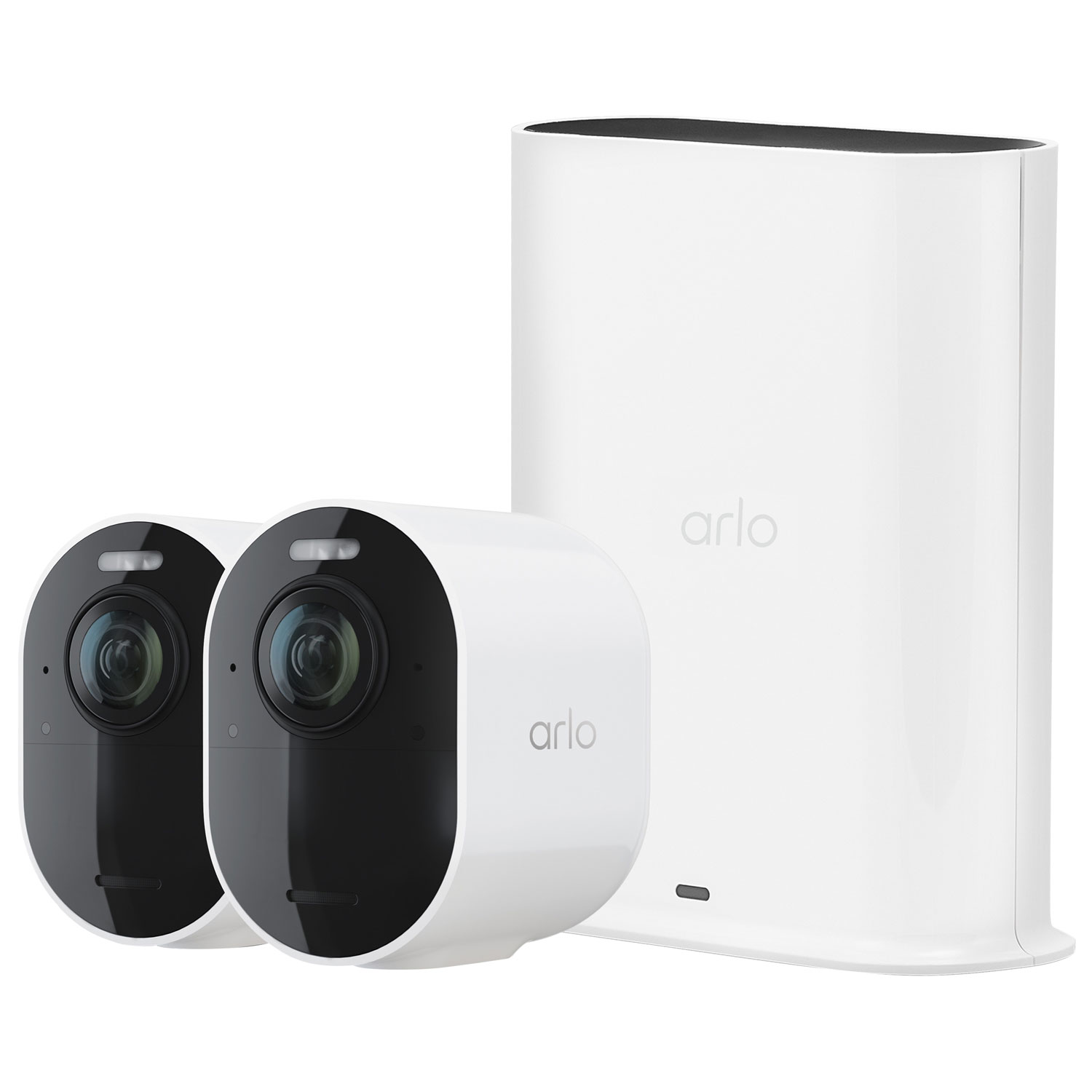 Arlo Ultra 2 Wire-Free Outdoor 4K UHD IP Security System with 2 Cameras - White