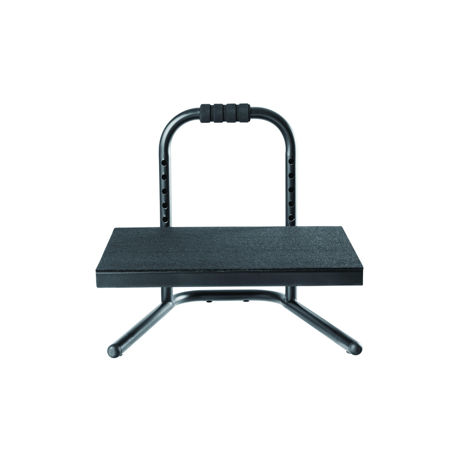PrimeCables - Repose-pieds ergonomique tout en acier, 6 repose-pieds à plateforme réglable à hauteur relaxante, support pour 55 lb - Noir