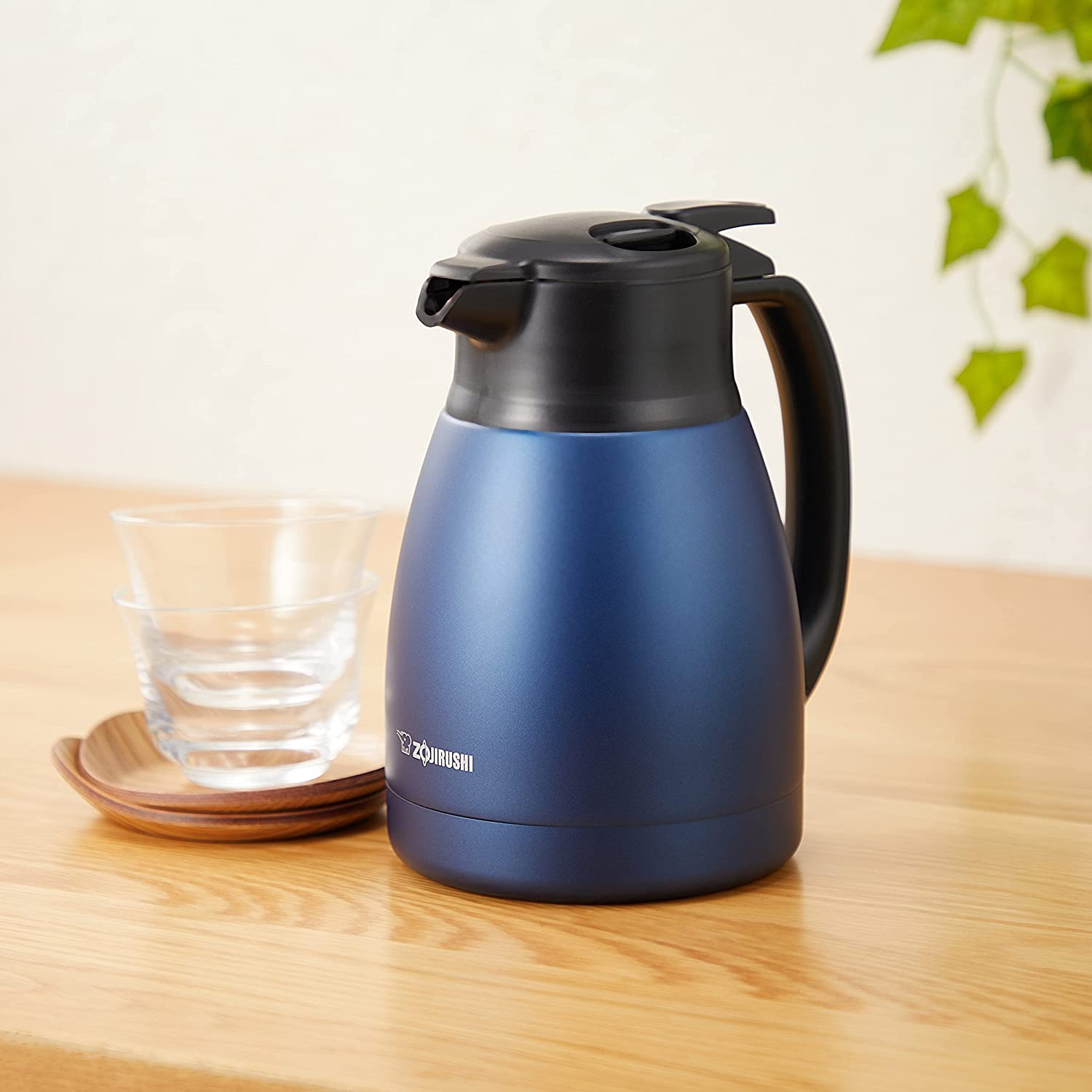 Zojirushi Stainless Steel Vacuum Carafe SH-HC 1L Matte Navy