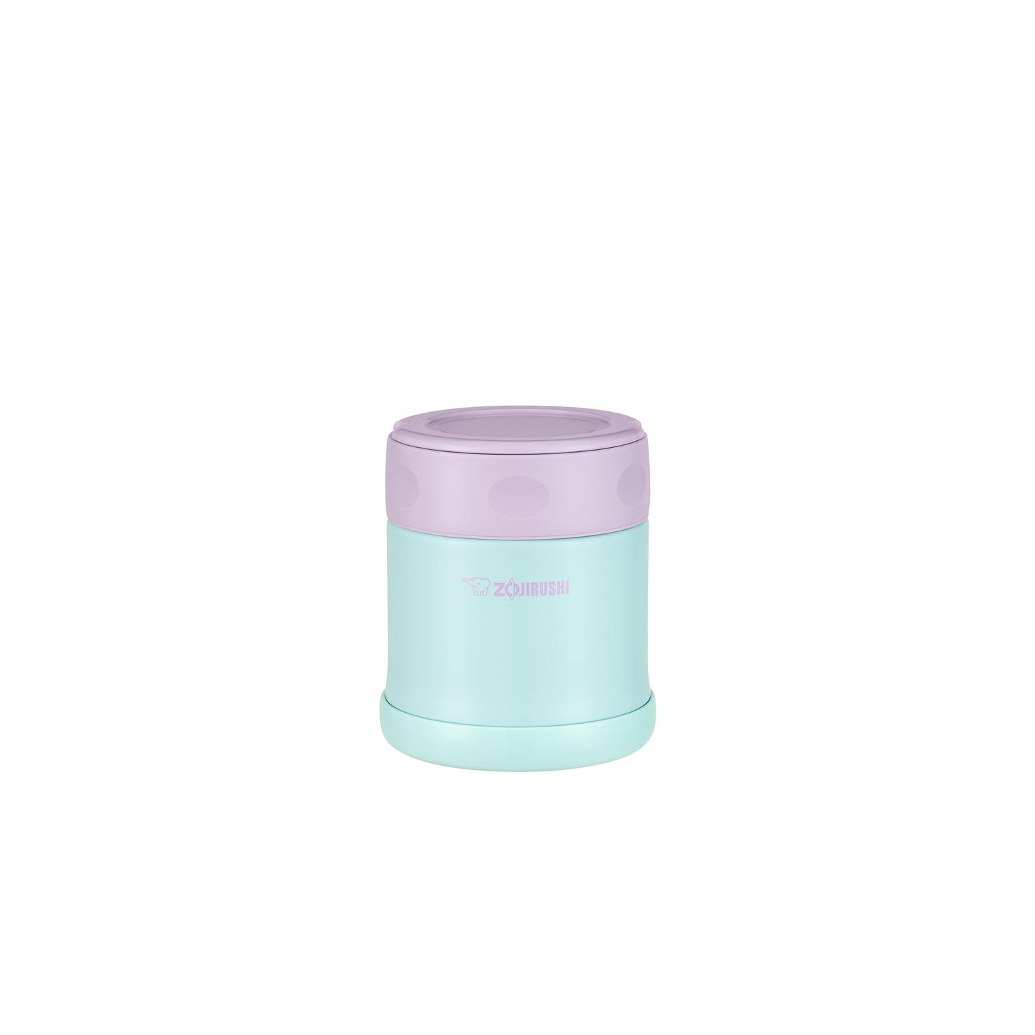 Stainless Steel Food Jar Pale Blue