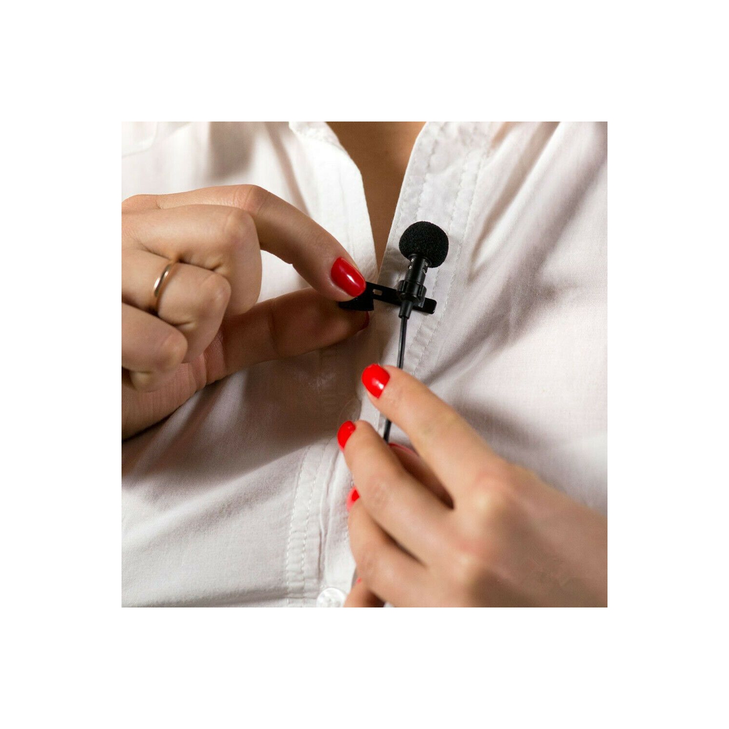 Micro-cravate ISTAR Micro-cravate micro-cravate à une tête 3,5&nbsp;mm AUX pour téléphone intelligent, ordinateur portatif Autre ensemble de 2