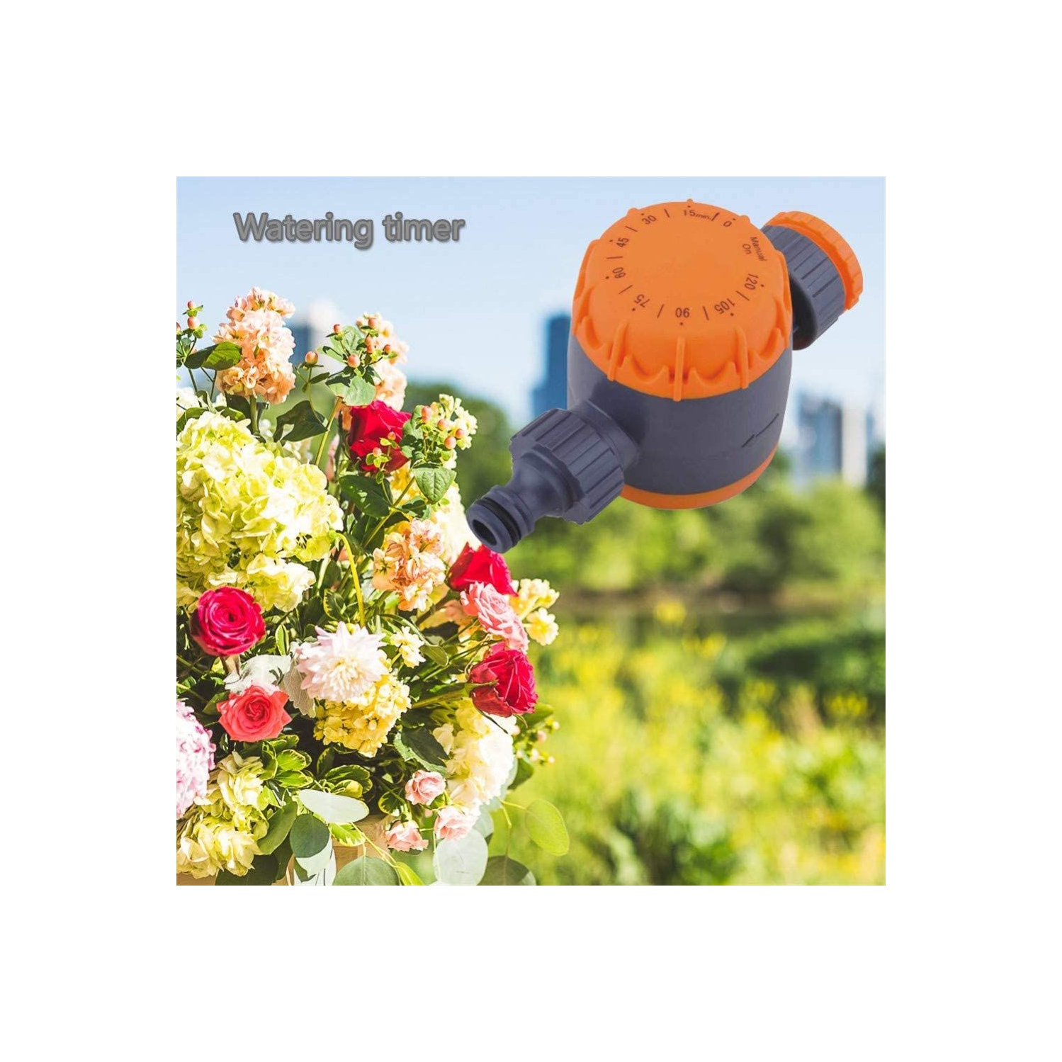 ISTAR Automatic Hose Faucet Watering Timer Sprinkle Timer Garden Water Pipe Controller