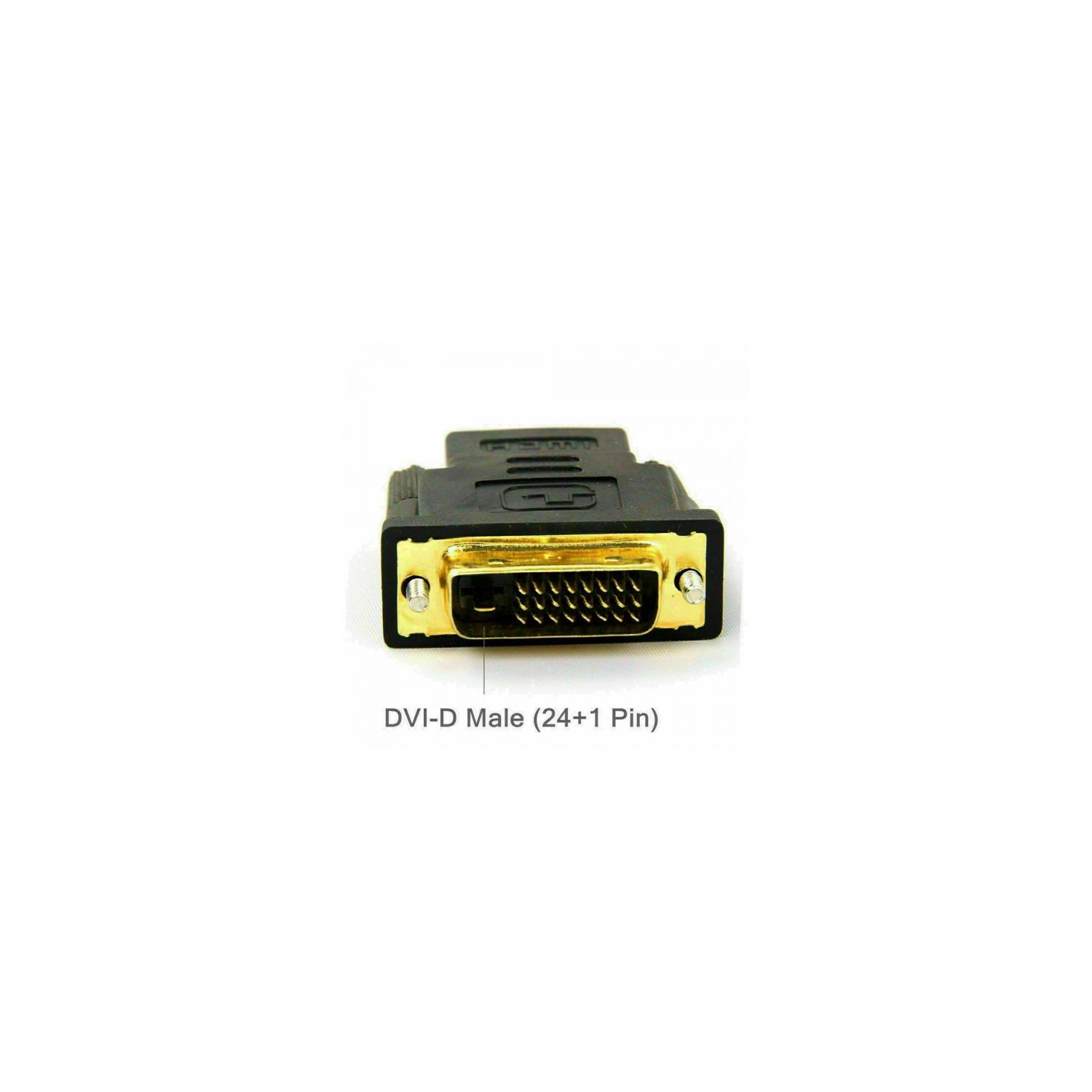 DVI-D 24+1 Pin male Adapter Monitor Cable Connector Converter