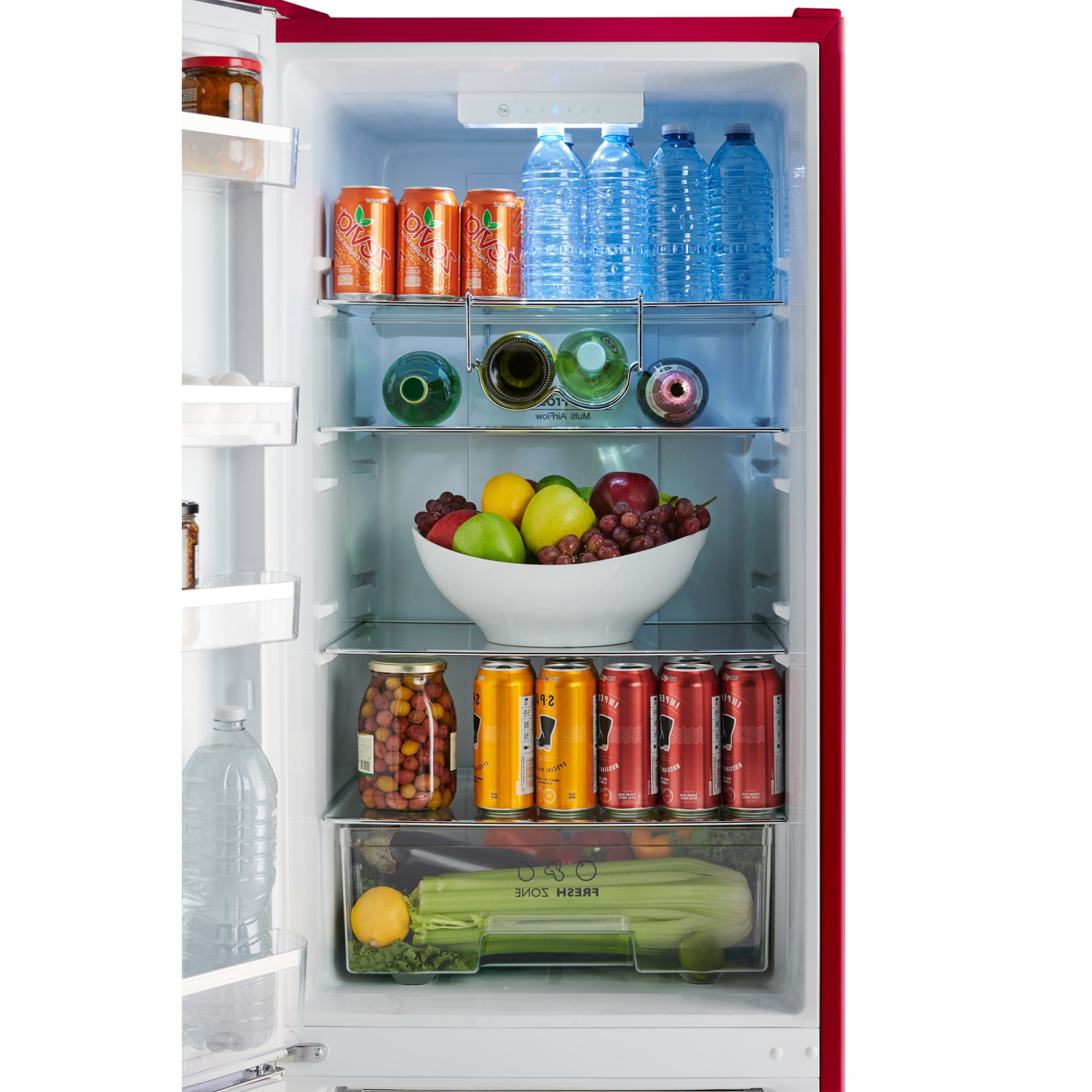 iio 11 Cu. Ft. Frost Free Energy Star Retro Refrigerator with Bottom Freezer