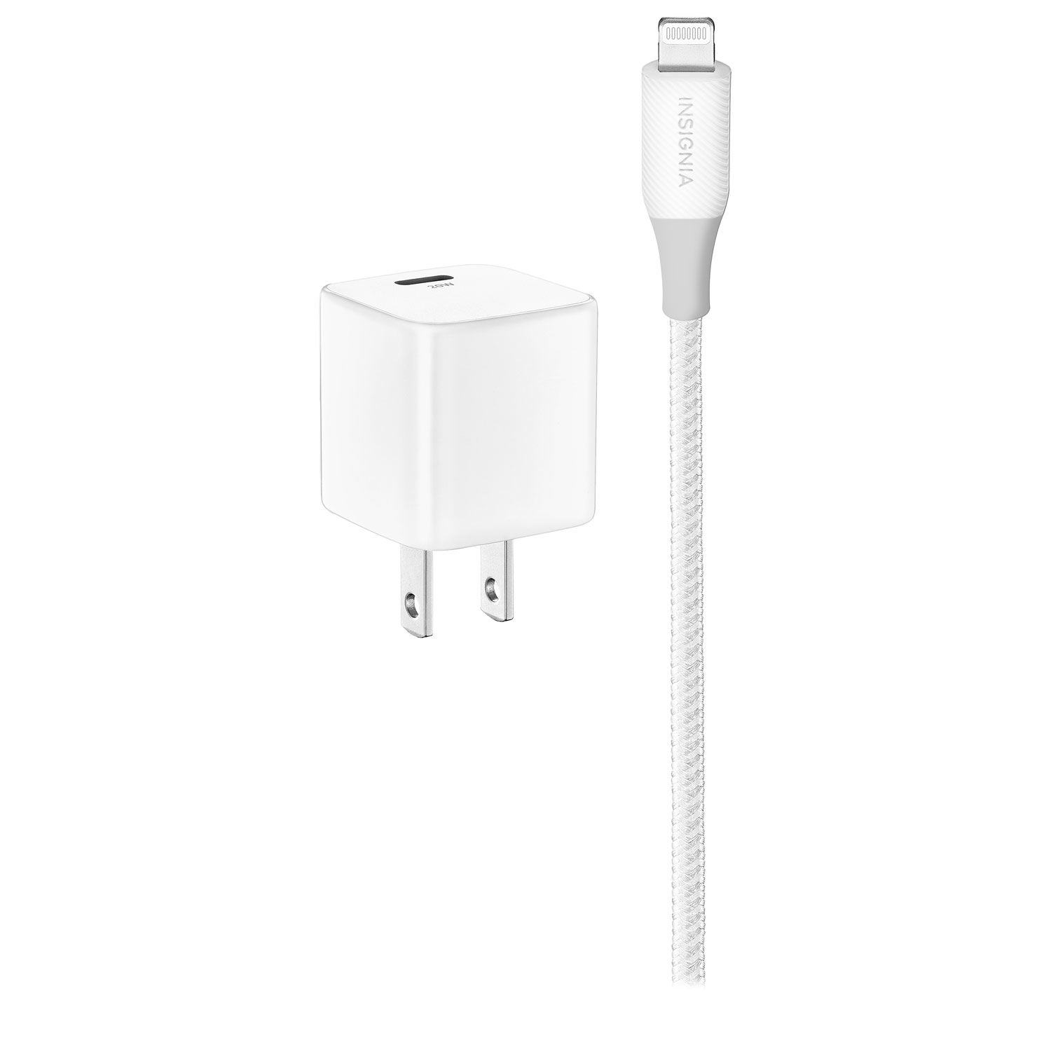 Insignia 20W USB-C Wall Charger with 1.8m (6 ft.) Lightning Cable - Only at Best Buy
