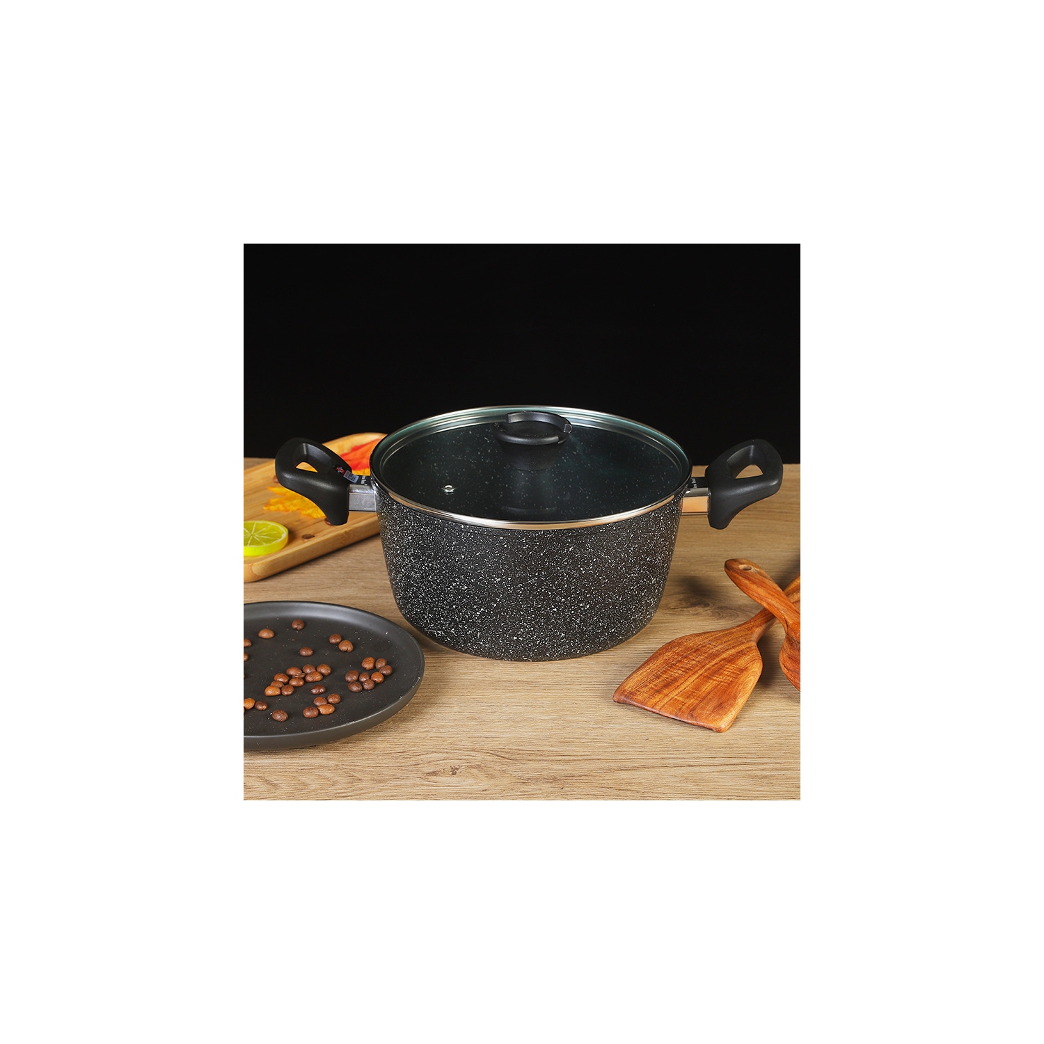 Anna Rossi Stone Nonstick Cookware Pot - Medium Soup Pot