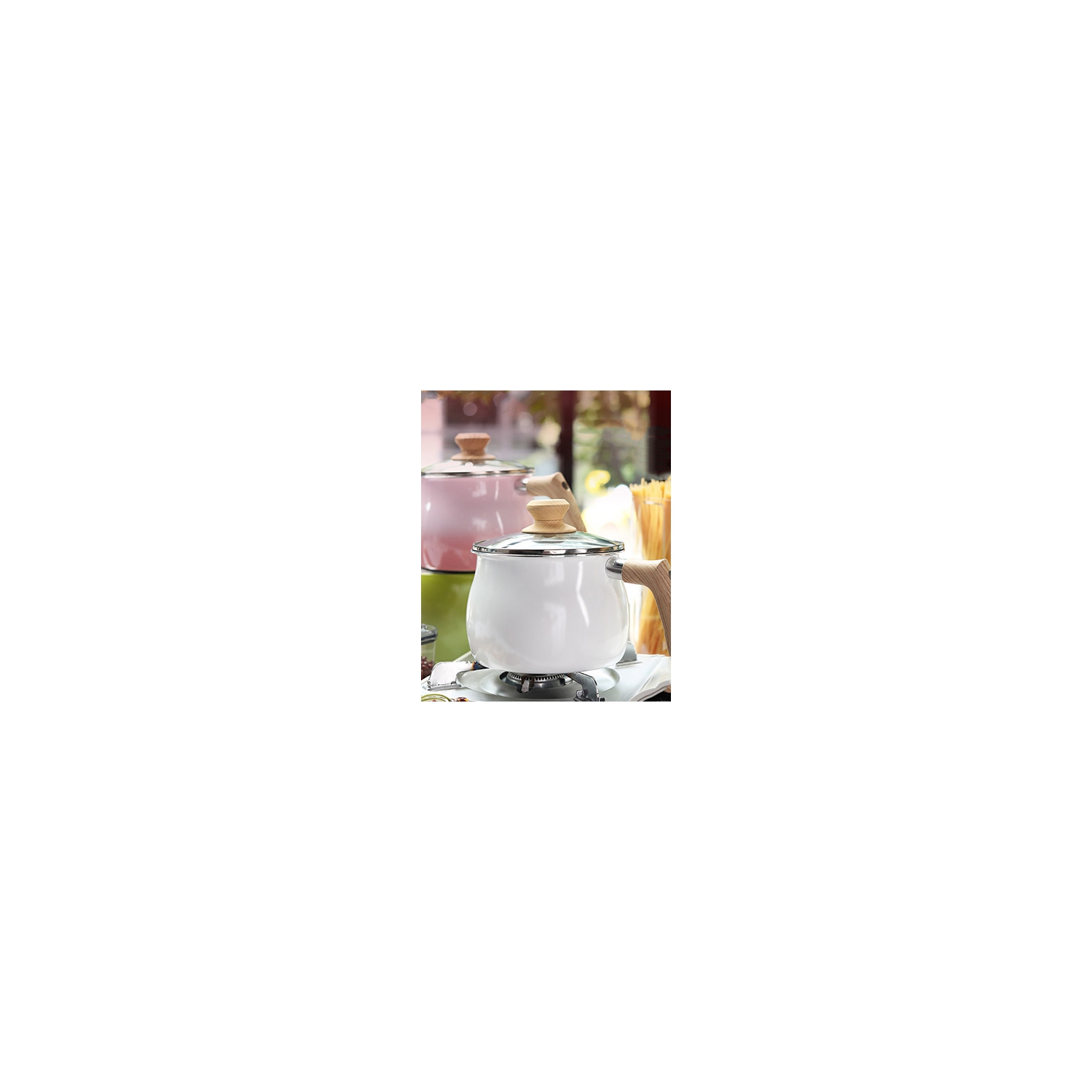 TOKYAMA Cookware Boiling Pot - White