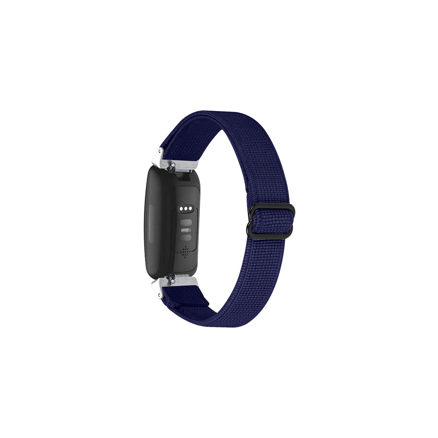 StrapsCo Elastic Nylon Watch Band Strap for Fitbit Inspire 2 - Navy