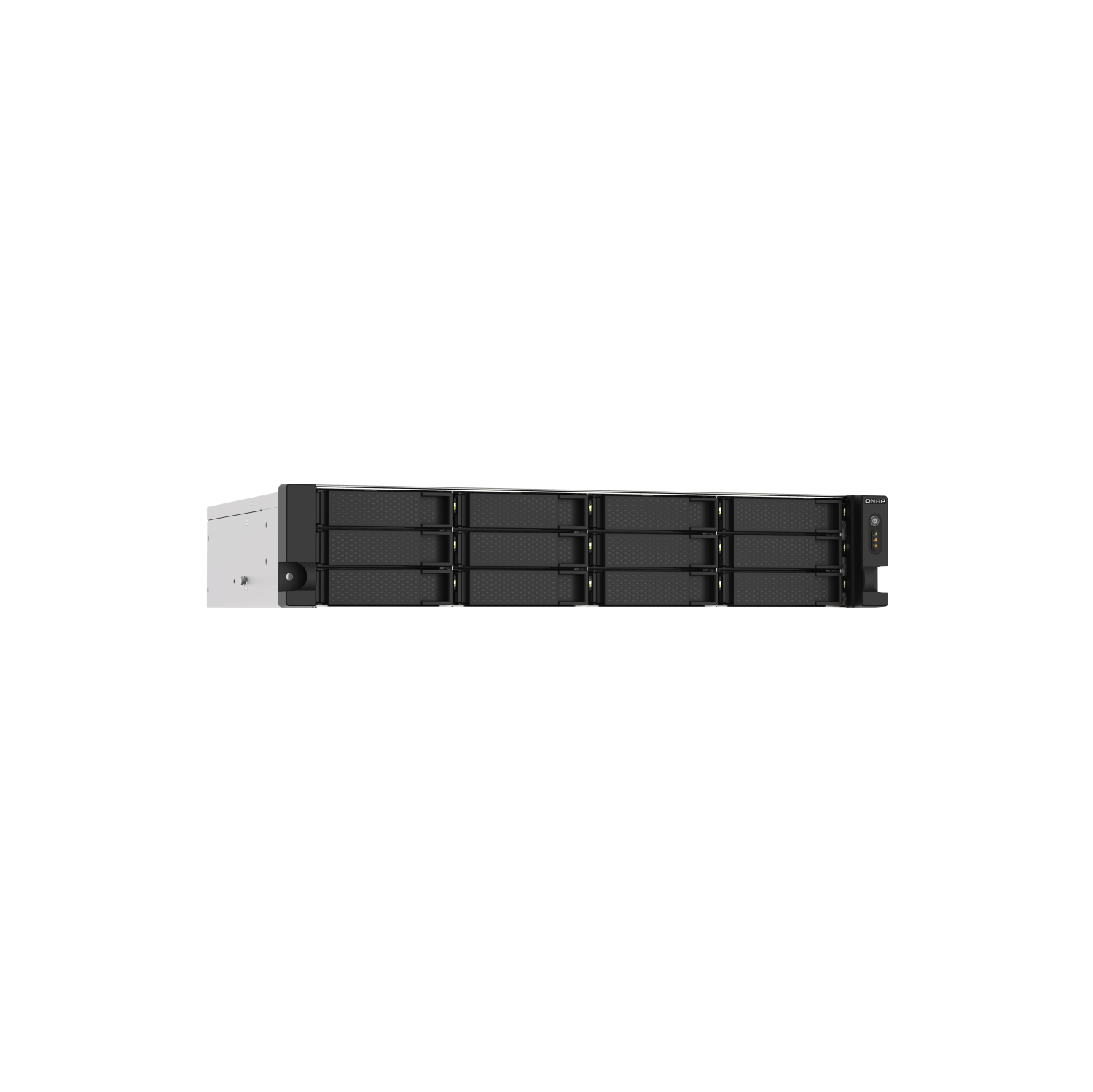QNAP TS-1273AU-RP-8G-US 12 Bay High-Performance Rackmount NAS with 2 x 2.5GbE Ports, Redundant PSU