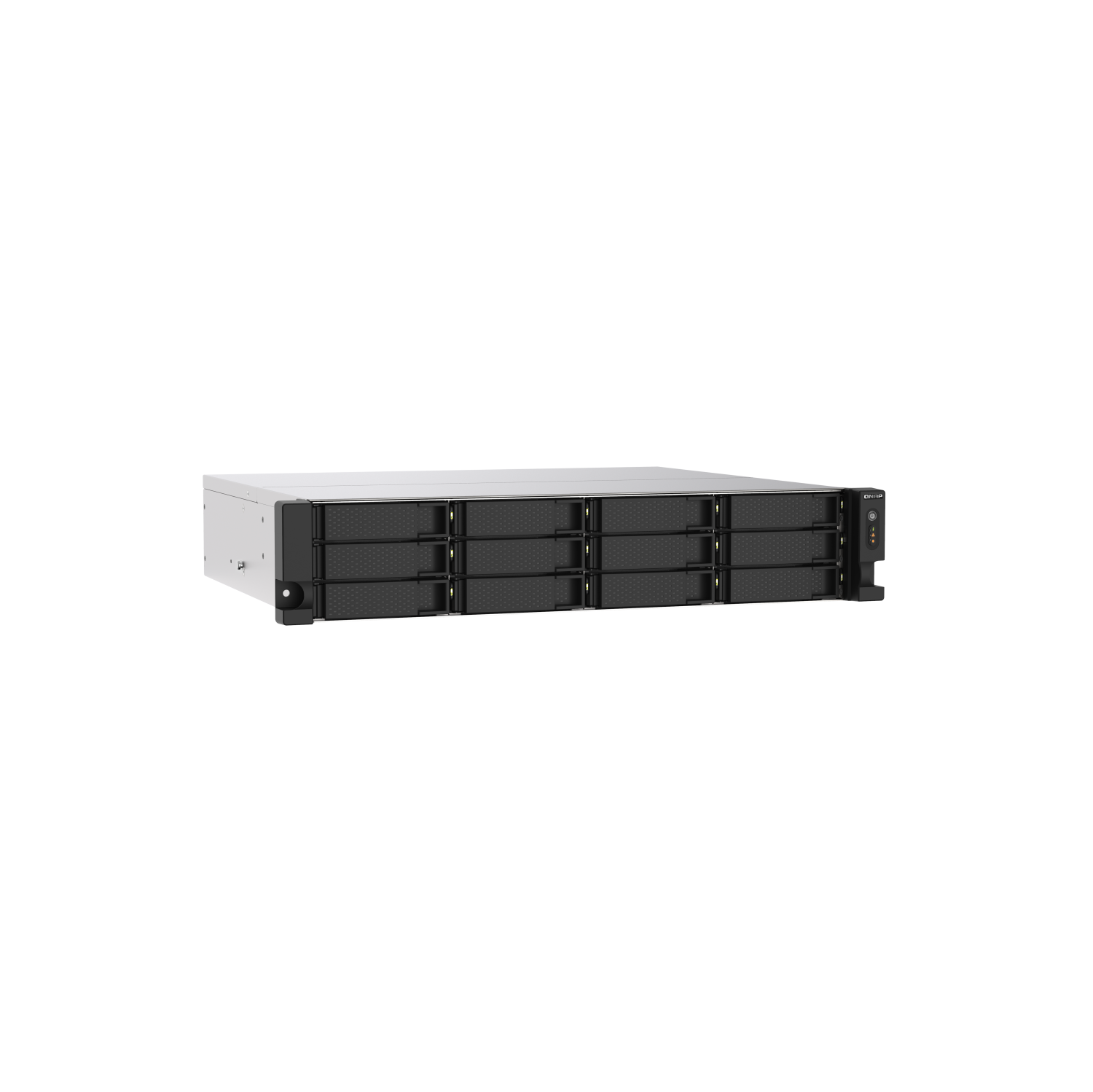 QNAP TS-1273AU-RP-8G-US 12 Bay High-Performance Rackmount NAS with 2 x 2.5GbE Ports, Redundant PSU