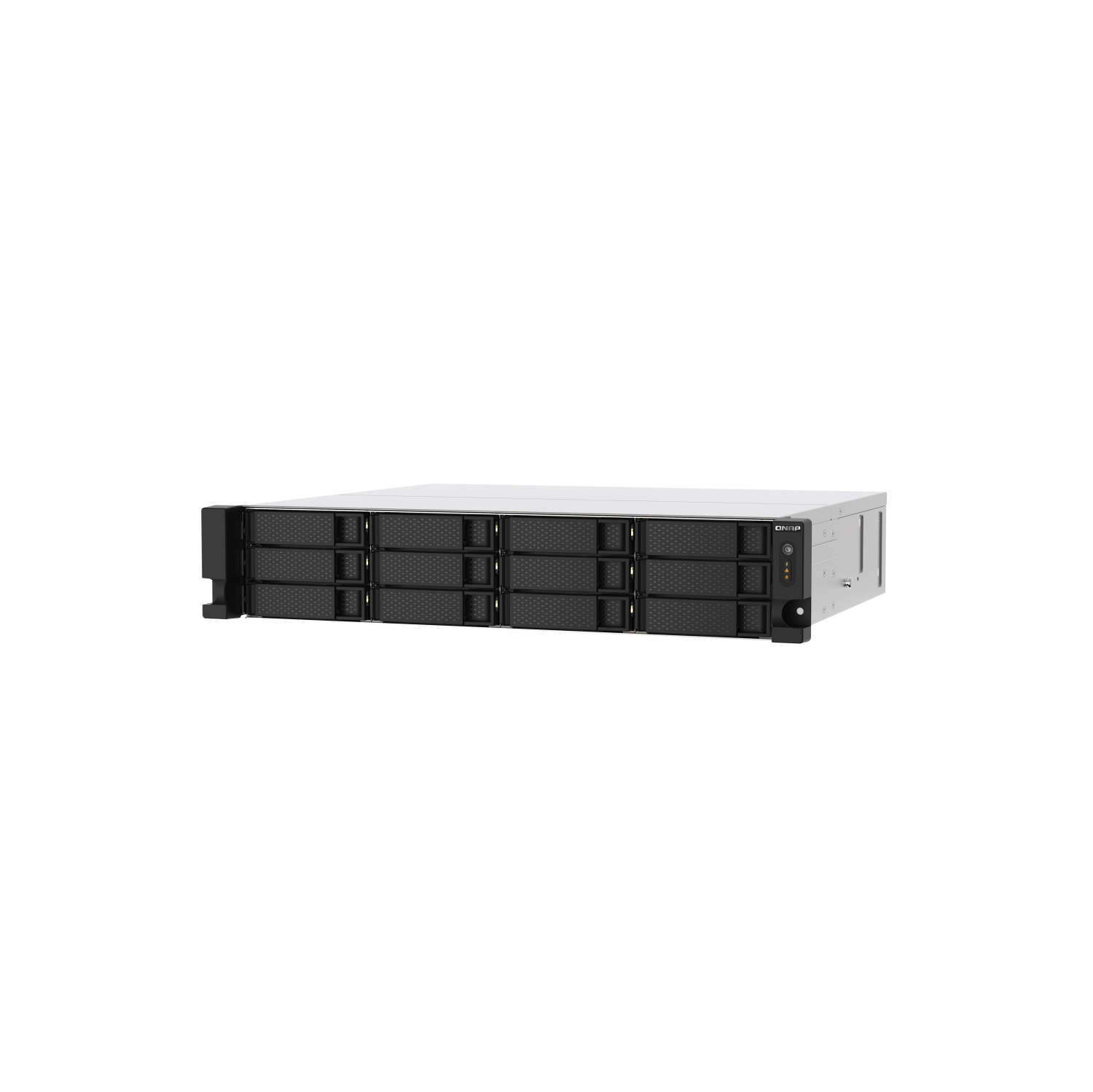 QNAP TS-1273AU-RP-8G-US 12 Bay High-Performance Rackmount NAS with 2 x 2.5GbE Ports, Redundant PSU