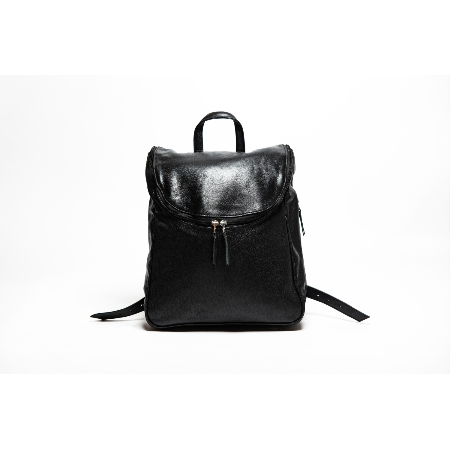 HIDES Leather Women Travel City Backpack 14" Laptop, Black
