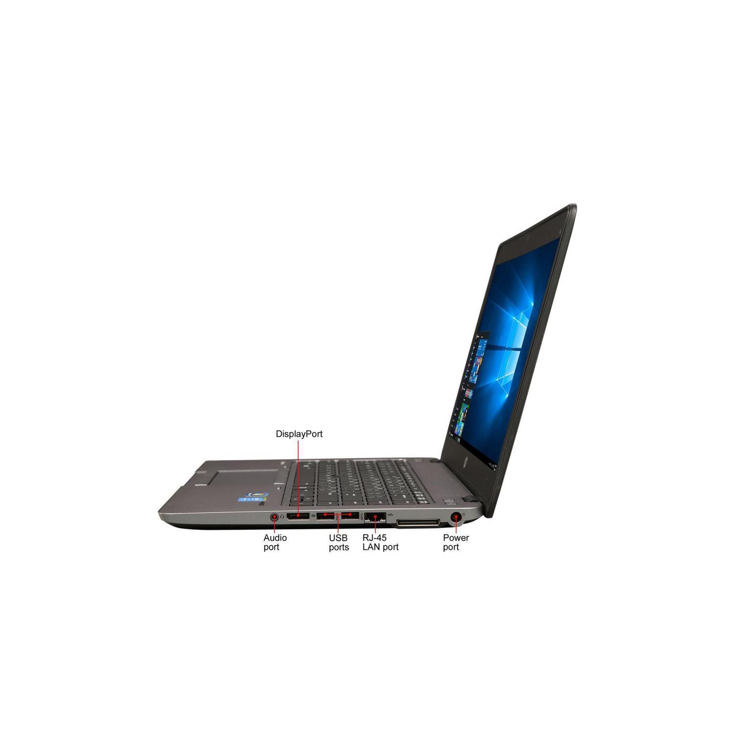 Refurbished - HP Elitebook 840 G2: i5 5300u 2.3GHz, 8G RAM, 500GB SSD, webcam, 14", win10 pro