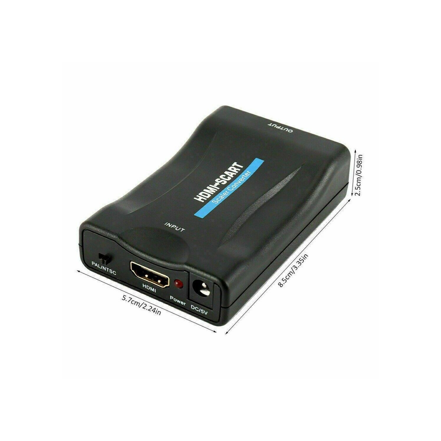 ISTAR ISTAR 1080P HDMI Converter, RGB HDMI to Scart Composite Converter Audio Video Adapter Splitter Box
