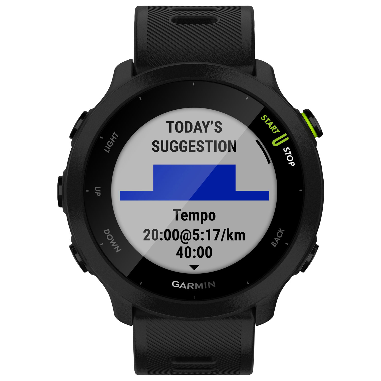 Garmin Forerunner 55 GPS Watch with Heart Rate Monitor - Black