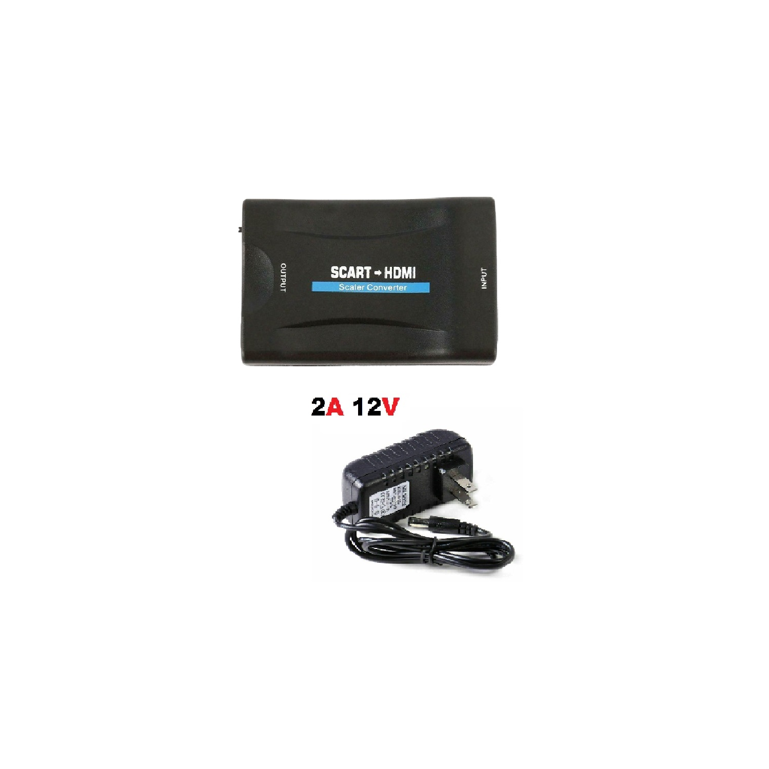 ISTAR SCART to HDMI Converter Audio Video Converter Scaler Adapter with USB Power Adapter for HDTV STB VHS Sky DVD 1080P
