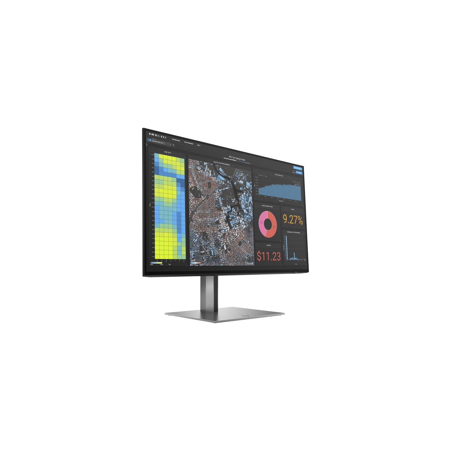 HP Z24f G3 23.8" Full HD LCD Monitor - 16:9 - Silver