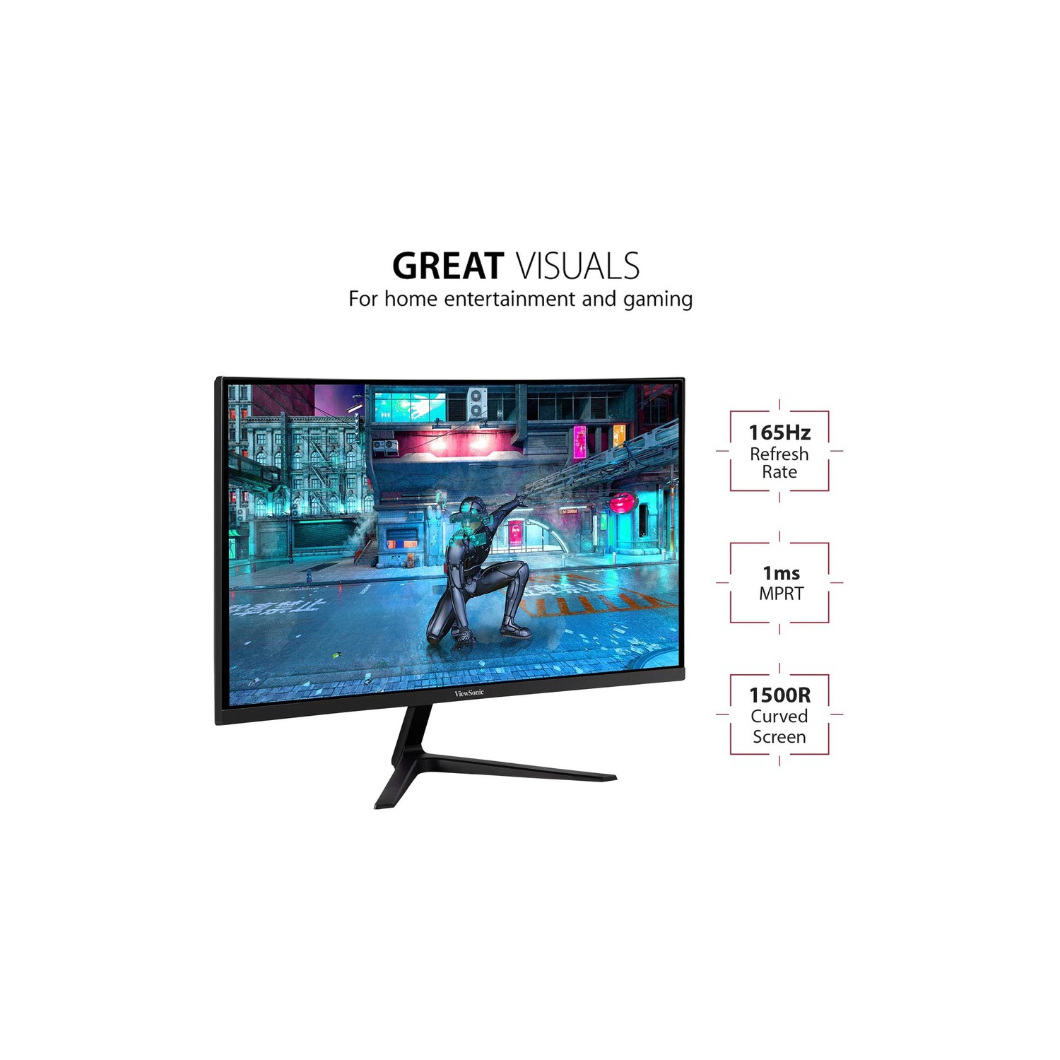 Moniteur LED VX2718-PC-MHD VX2718-PC-MHD de Viewsonic