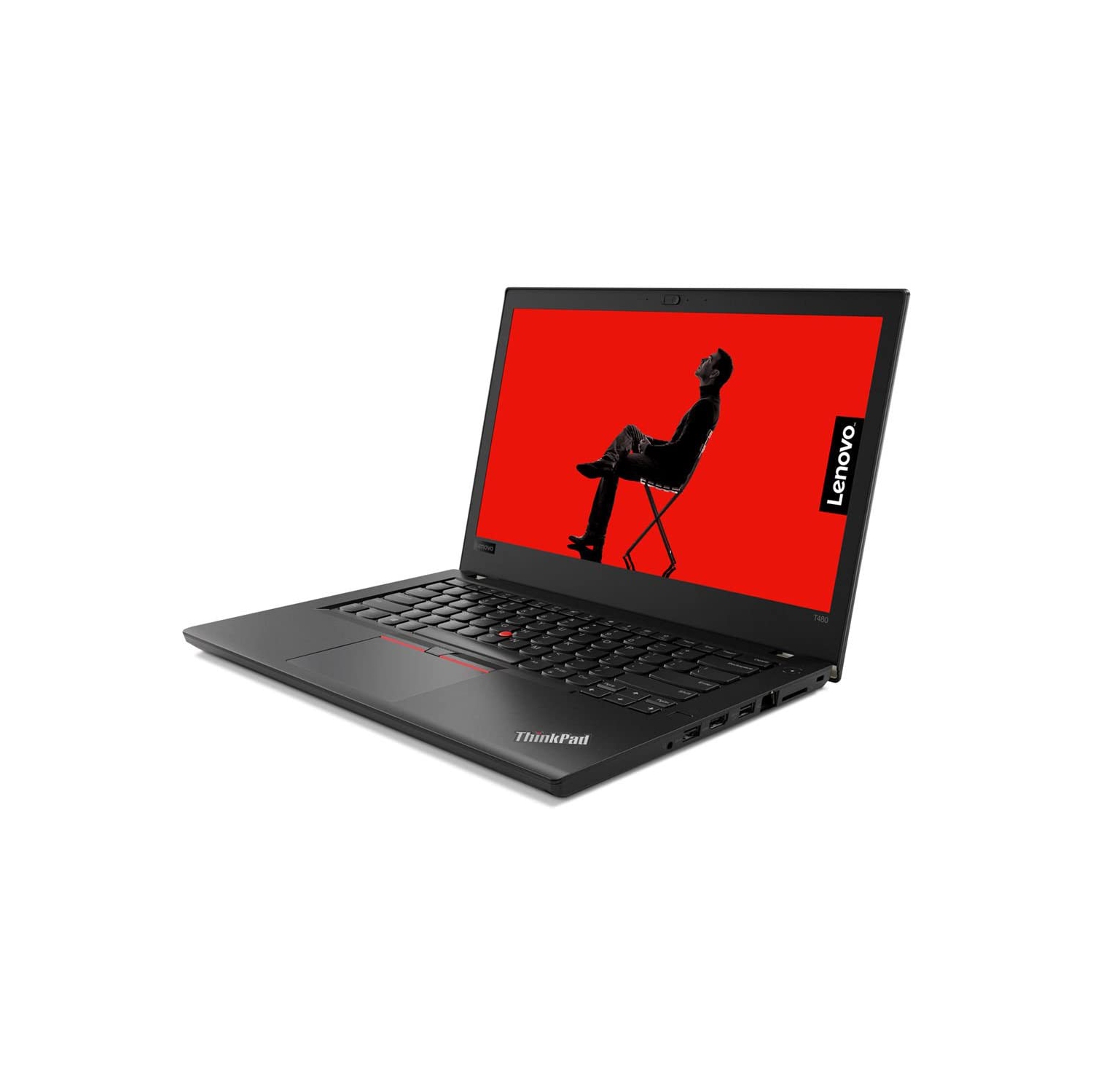 Refurbished (Good) - Lenovo Thinkpad T480s 14" Touch, Core i7-8650U, 24 GB DDR4, 256 GB SSD, Win 10 Pro