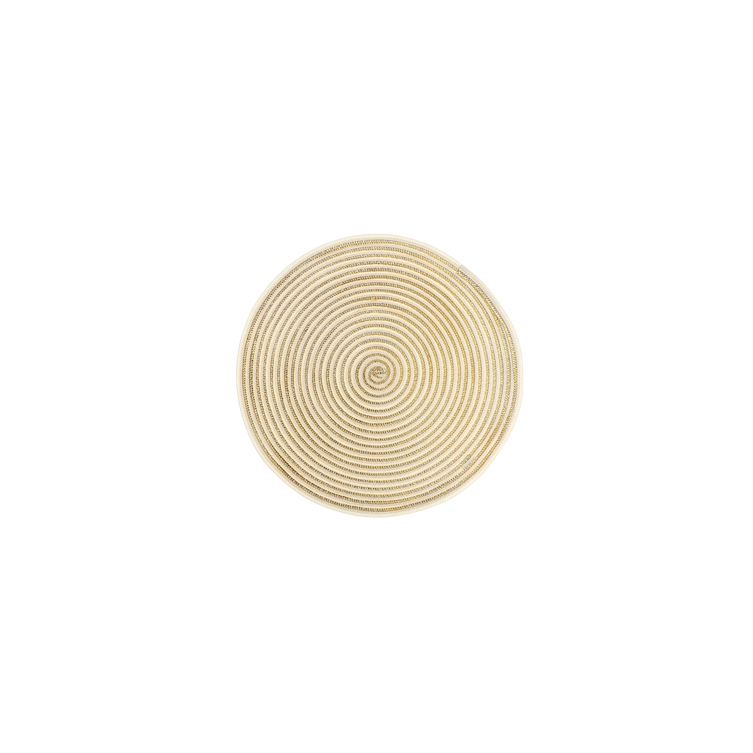 Woven Round Shimmer Placemat - Set of 12