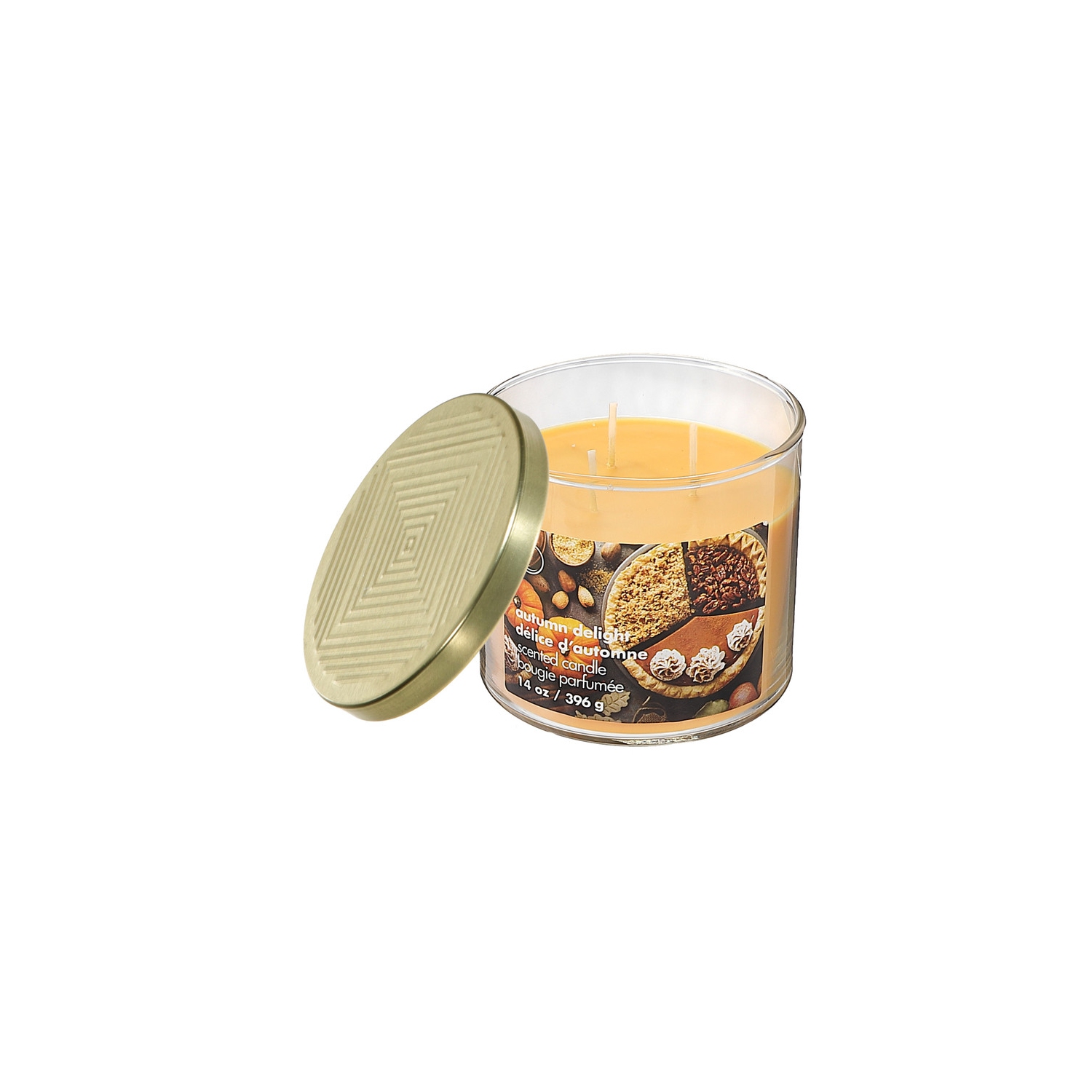 14 Oz 3 Wick Jar Candle With Lid