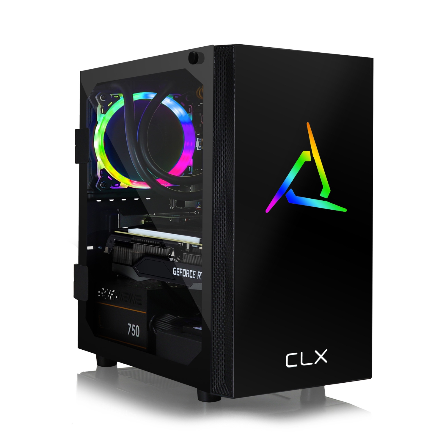 CLX SET Gaming Desktop - Liquid Cooled AMD Ryzen 7 5800X 3.8GHz 8-Core, 32GB DDR4 Memory, GeForce RTX 3070 8GB GDDR6 Graphics, 480GB SSD, 3TB HDD, WiFi, Windows 11 Home