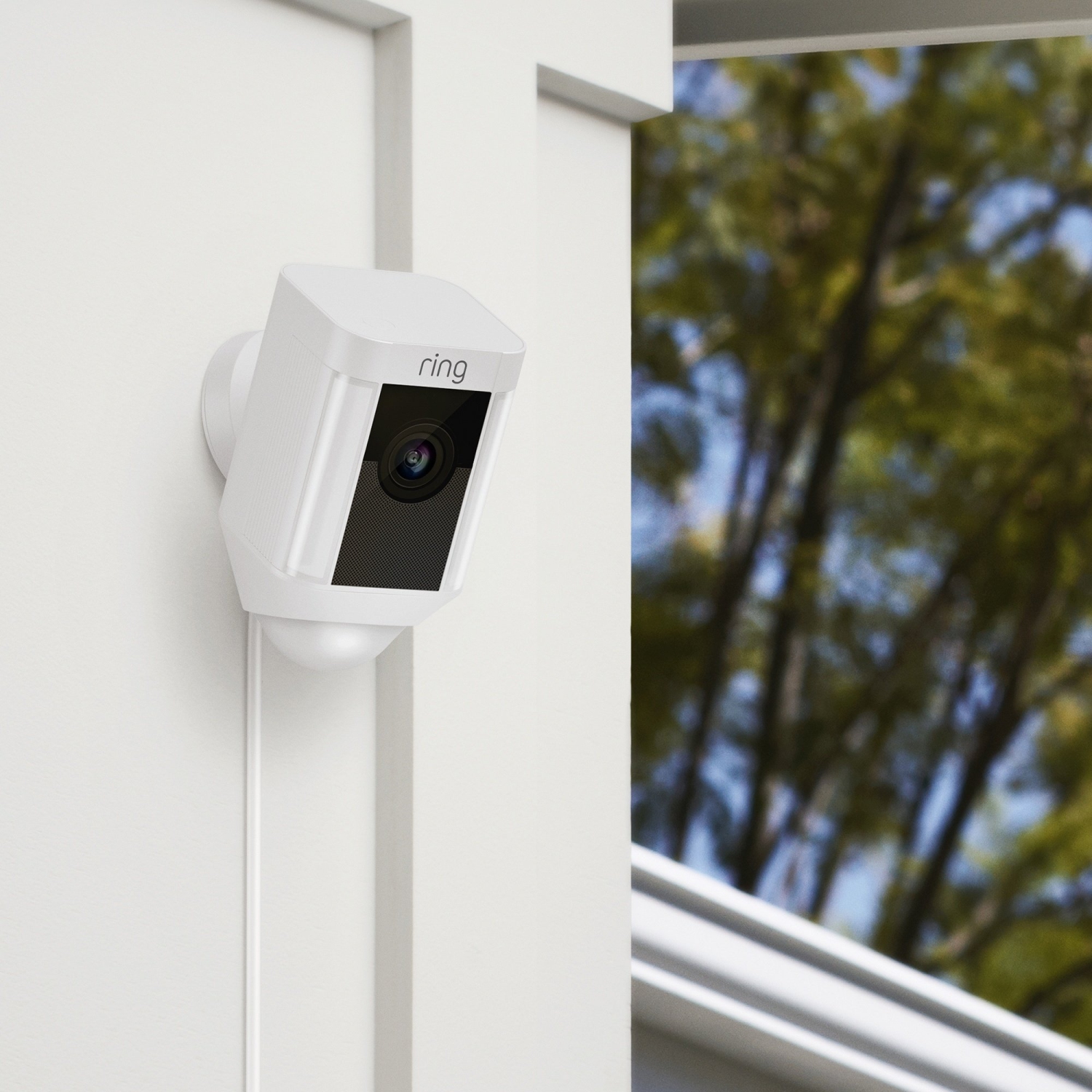 ring spotlight cam wired security camera