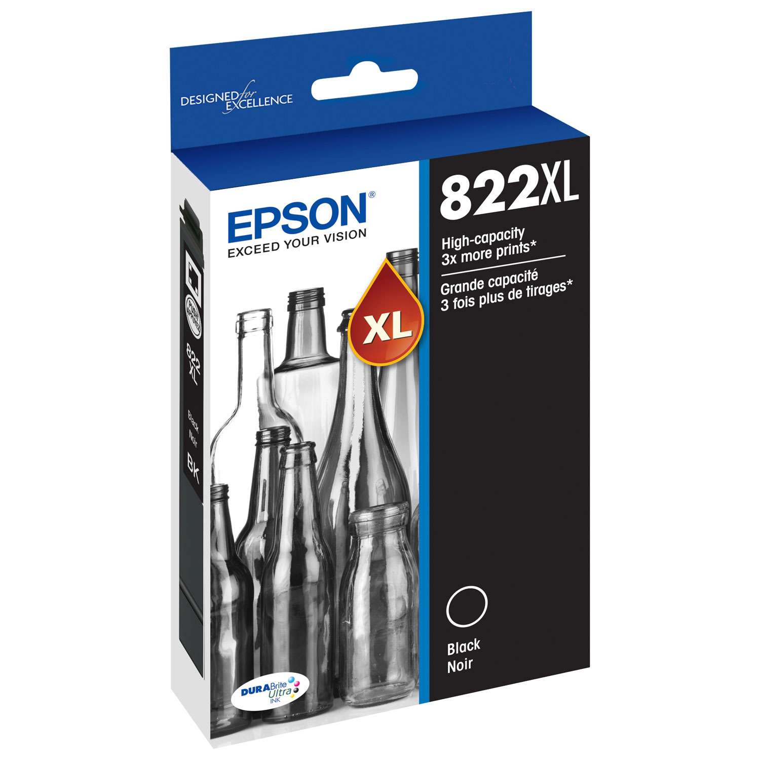 Epson DURABrite Ultra T822 XL Black Ink