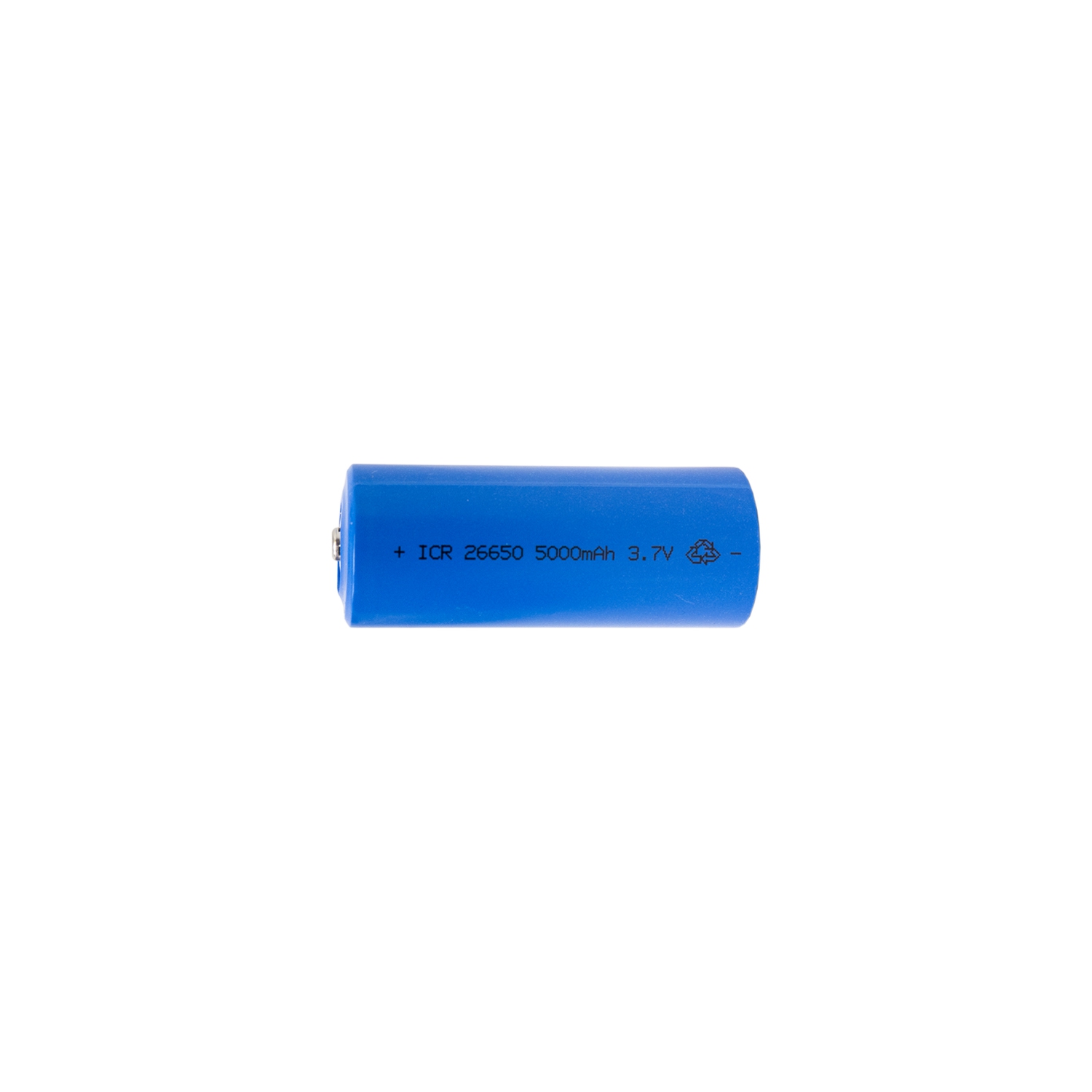 3.7 Volt 26650 Li-Ion Button Top Battery
