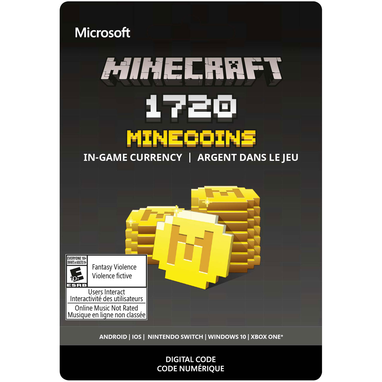 Minecraft - 1720 Minecoins (Xbox One) - Digital Download