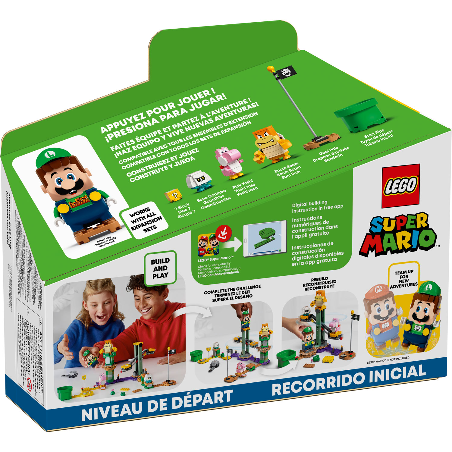 super mario lego luigi starter