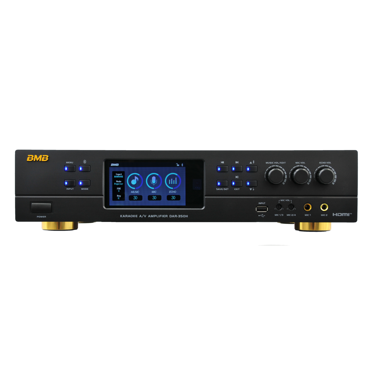 Amplificateur de karaoké 700&nbsp;W 4K HDMI ARC BMB DAR-350H DAR350H