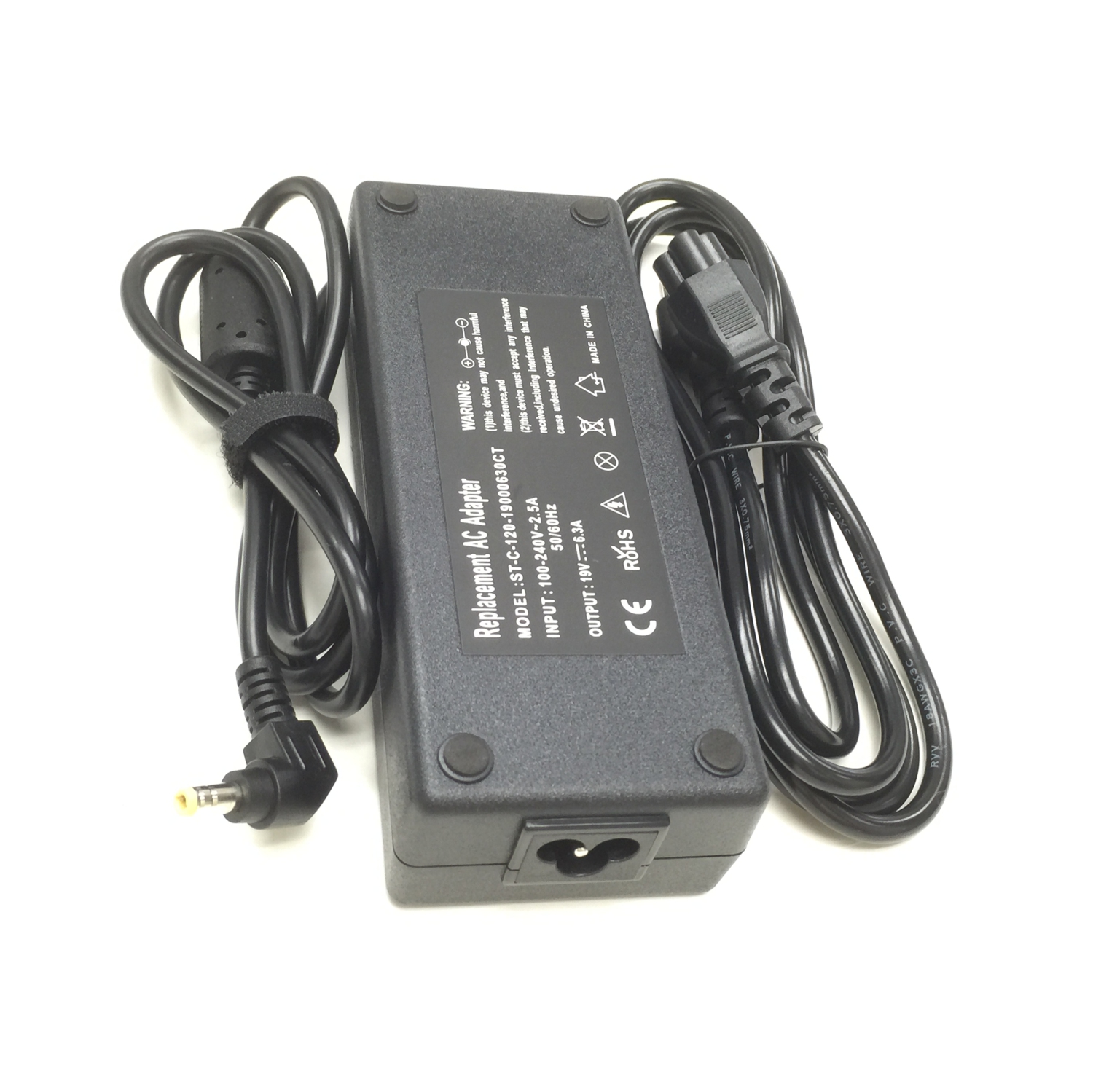 19V 6.3A 120W 5.5mm x 2.5mm AC adapter charger power cord for Asus VivoBook Pro 17 N705UN-GC023T N705UN-GC065