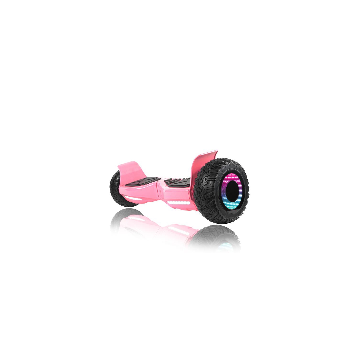 XPRIT 8.5 Tunnel Pink Heavy Duty All-Terrain HoverBoard Auto-Balance, Max Support 90 kg, Up to 9KM Range, Bluetooth UL2272-Certified
