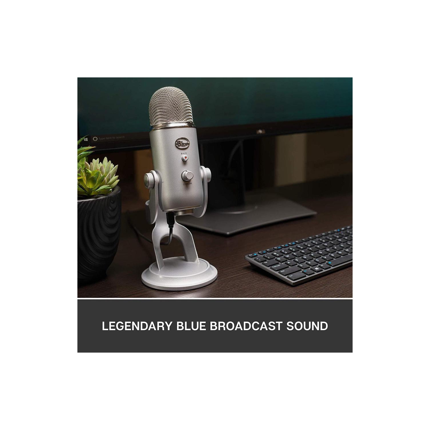 MICROPHONE USB BLUE Yeti Silver Edition, Micro seulement