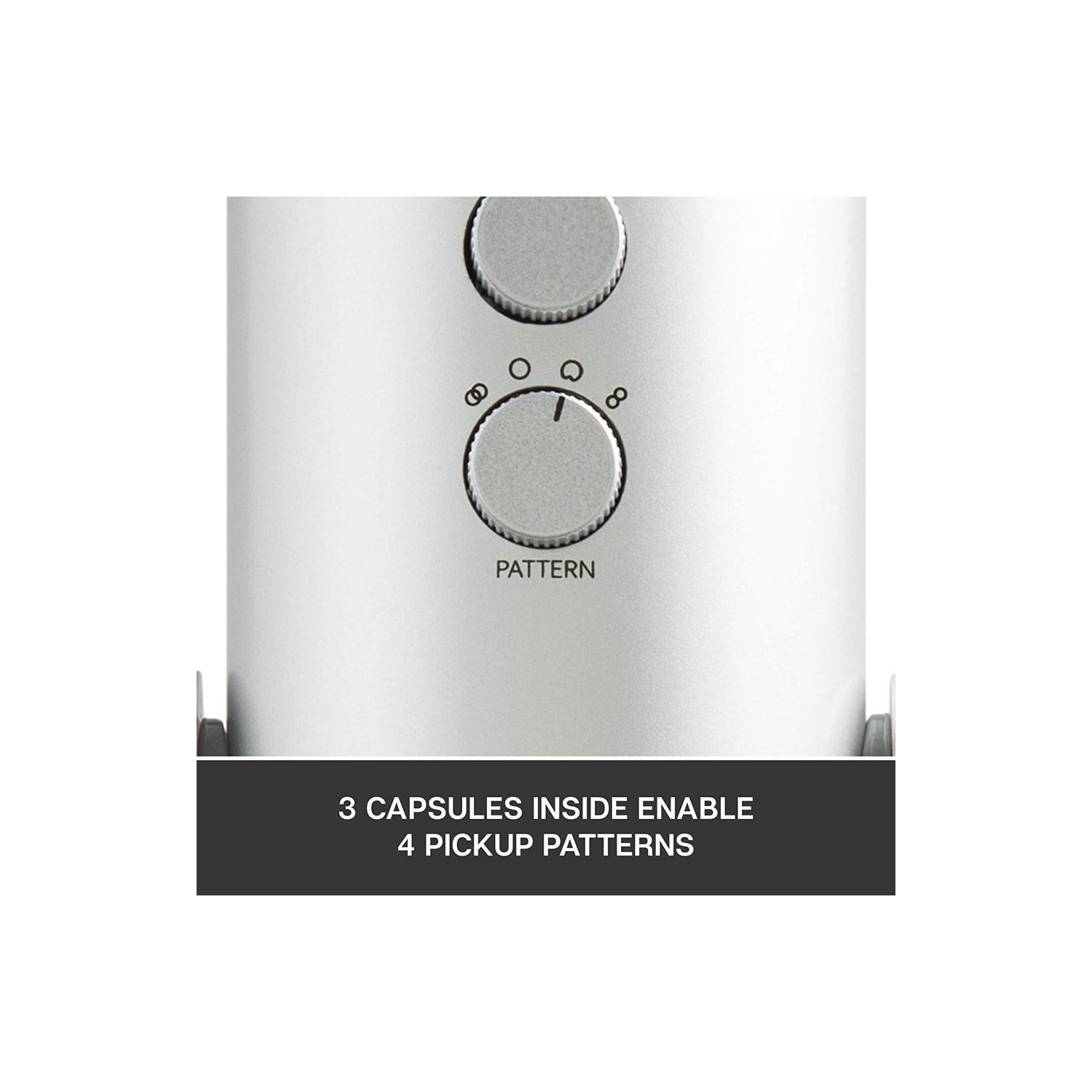 MICROPHONE USB BLUE Yeti Silver Edition, Micro seulement