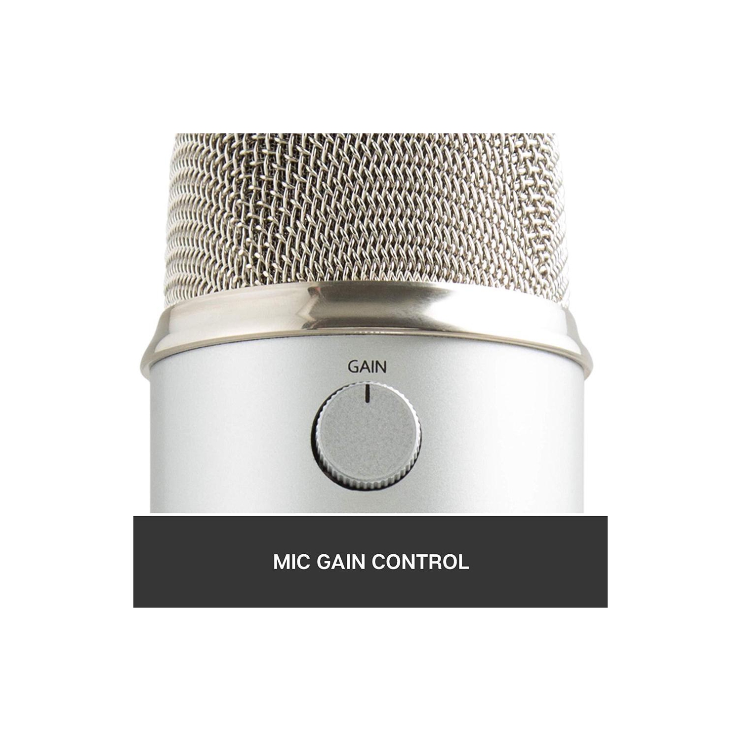MICROPHONE USB BLUE Yeti Silver Edition, Micro seulement