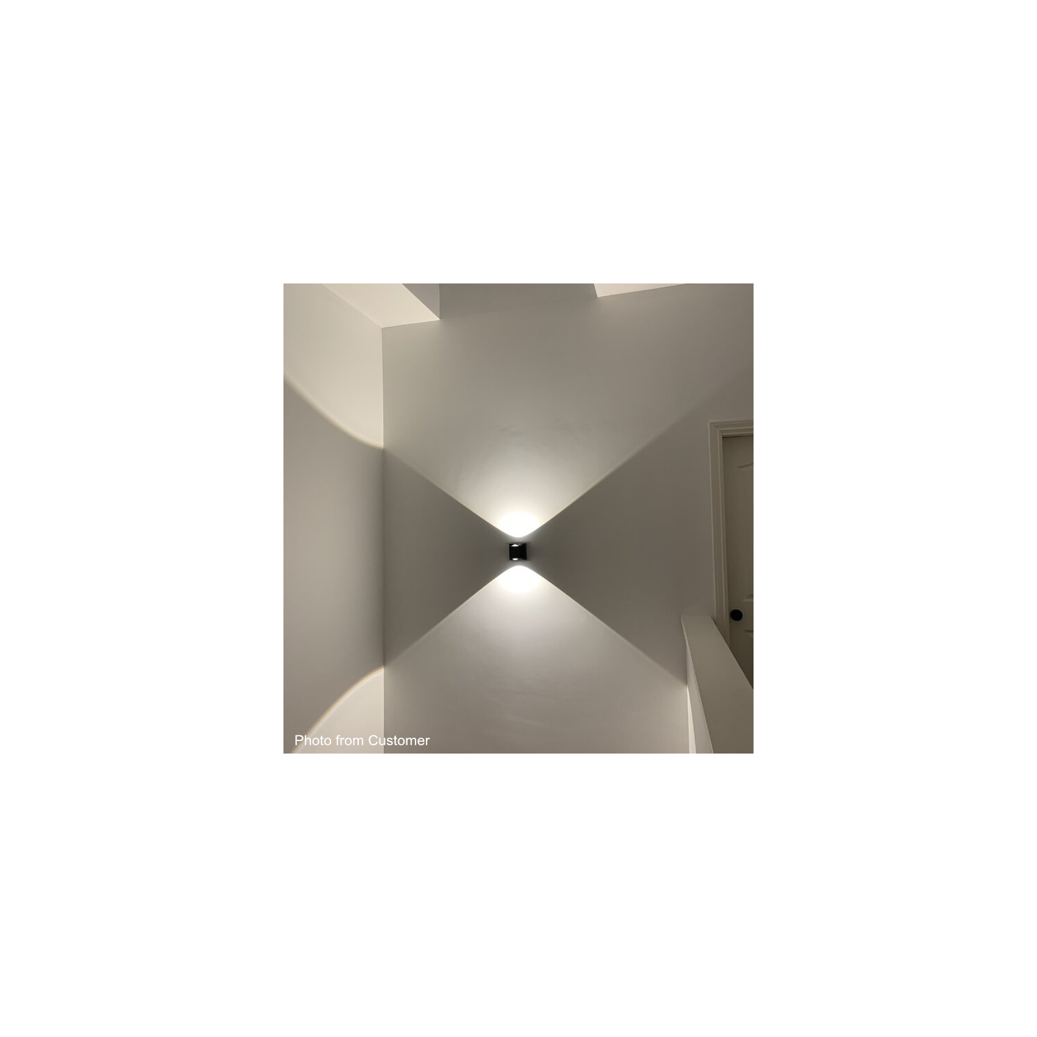 Applique murale à DEL à intensité réglable Tubicen, éclairage mural intérieur vers le bas pour chambre à coucher, applique de couloir lumineux